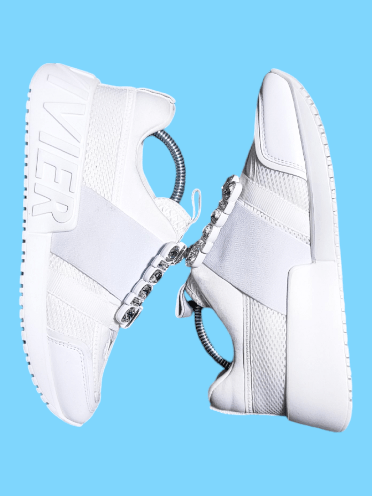 Roger Vivier Roger Vivier Women Viv Go Rhinestone Buckle Sneakers Size US 5.5 / IT 35.5 - 8 Thumbnail
