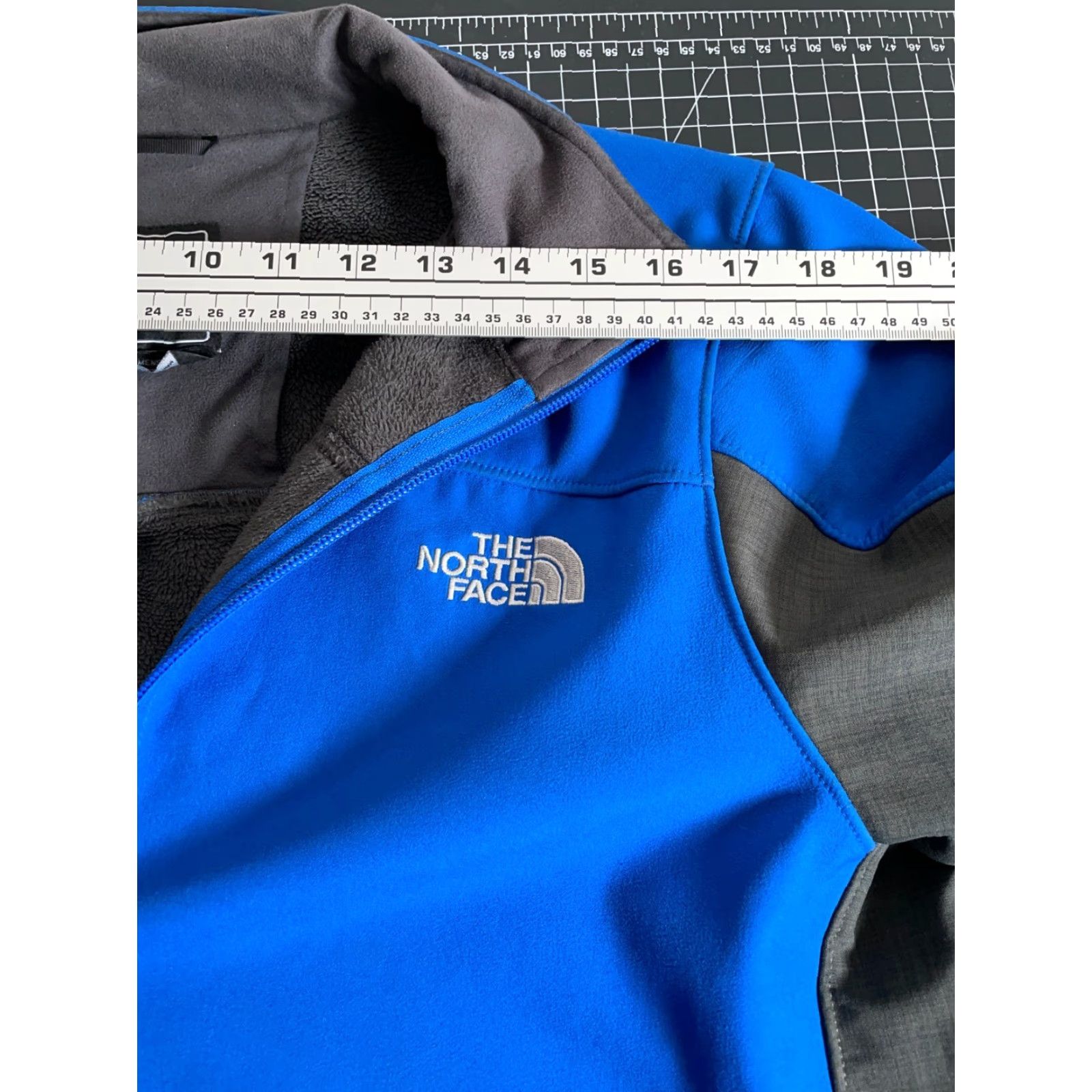 The North Face The North Face Jacket Adult Medium Blue Gray Soft Shell Zip Up AMUP Fleece Lined Size US M / EU 48-50 / 2 - 7 Thumbnail