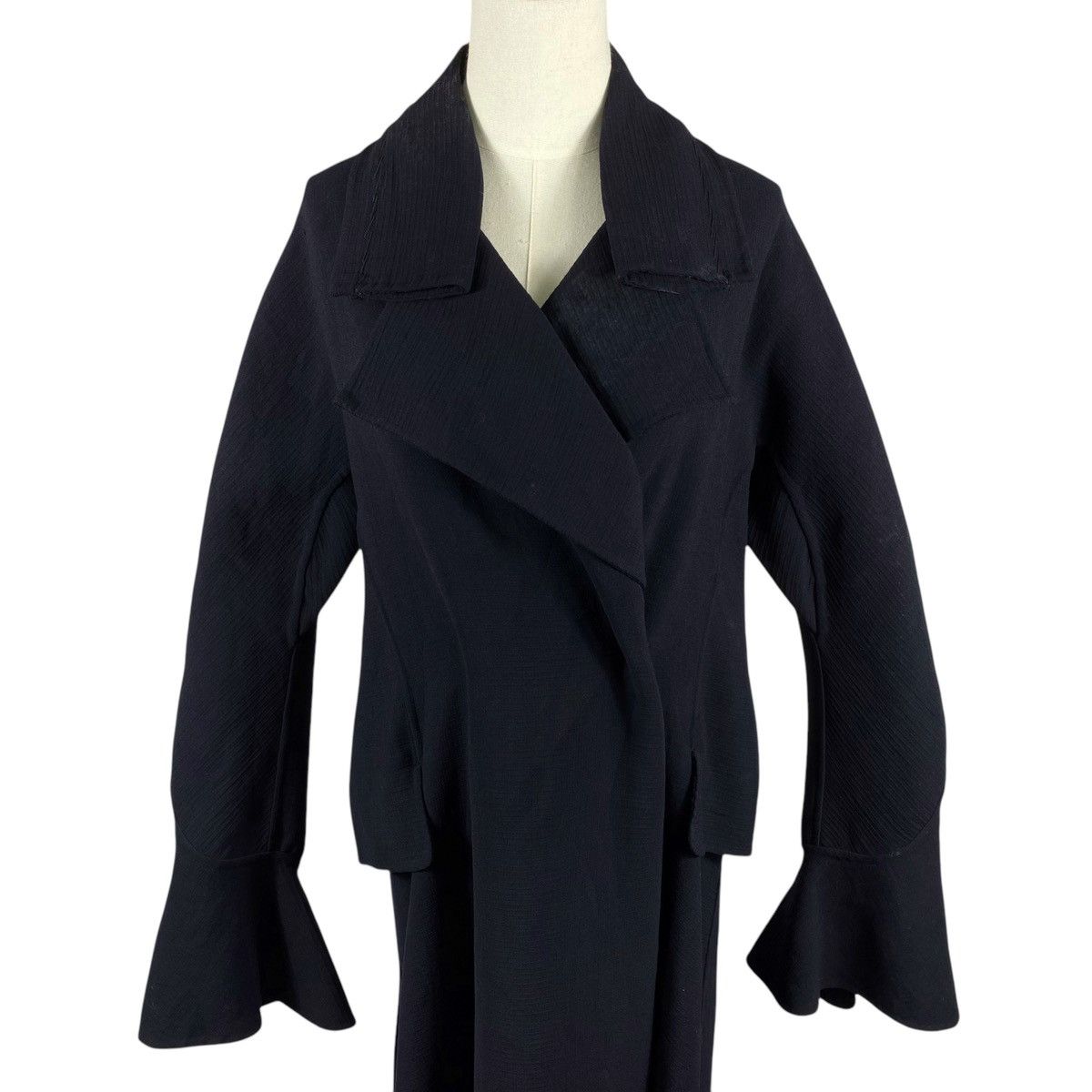 Yohji Yamamoto Vintage Yohji Yamamoto Signature Wide Collar Coat Jacket Size S / US 4 / IT 40 - 3 Thumbnail