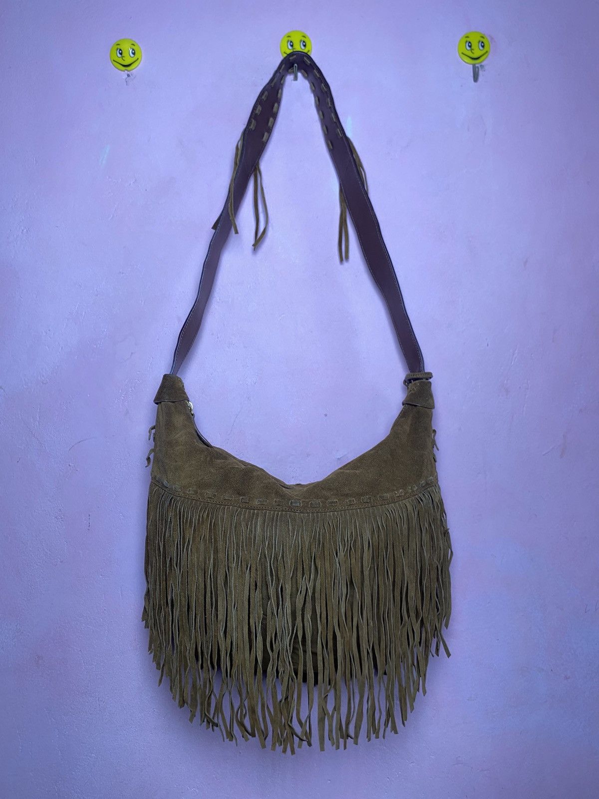 Polo Ralph Lauren POLO RALPH LAUREN Leather Fringe Shoulder Bag Size ONE SIZE - 4 Thumbnail