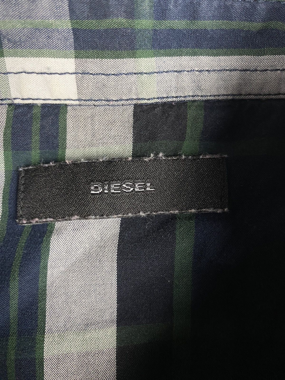 Diesel Mens Diesel Button Up Short Sleeve Shirt Size XL Size US XL / EU 56 / 4 - 12 Thumbnail