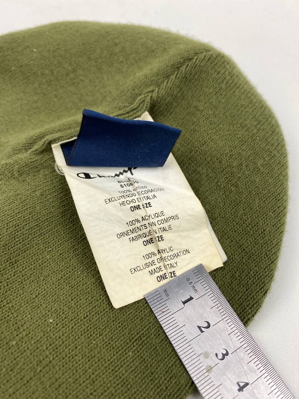 Champion × Vintage Vintage Champion Beanie Hat Made in Italy Size ONE SIZE - 5 Thumbnail