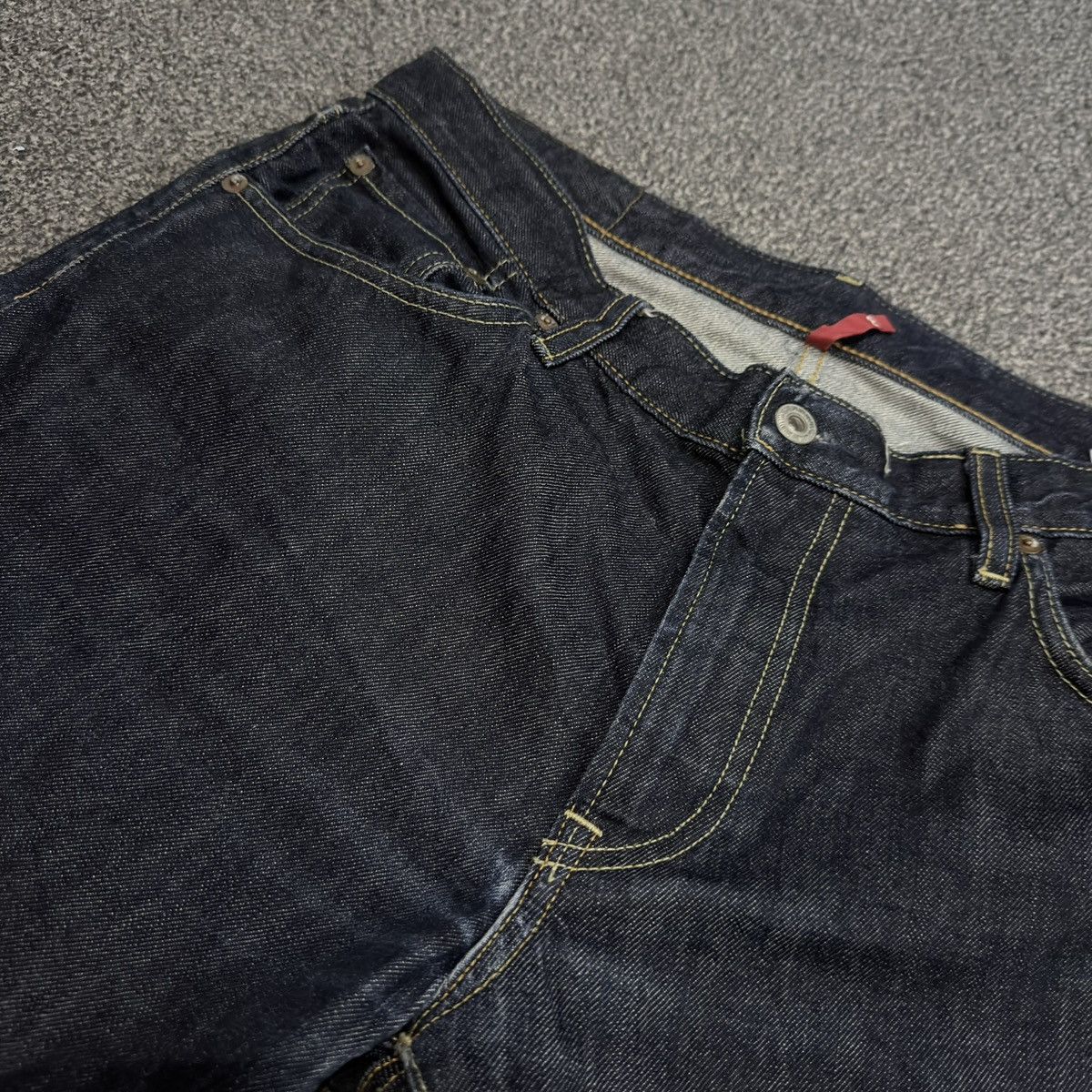 Undercover × Uniqlo Archive ‼️ Japanese Indigo Denim Uniqlo S002 UJ Blue Jeans Size US 33 - 13 Thumbnail