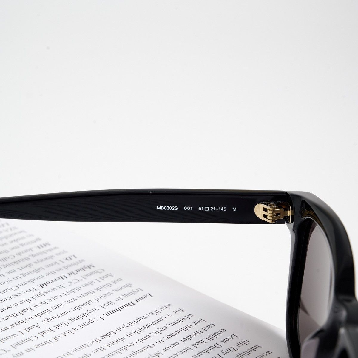 Montblanc MONTBLANC MB0302S 001 SUNGLASSES Size ONE SIZE - 4 Thumbnail