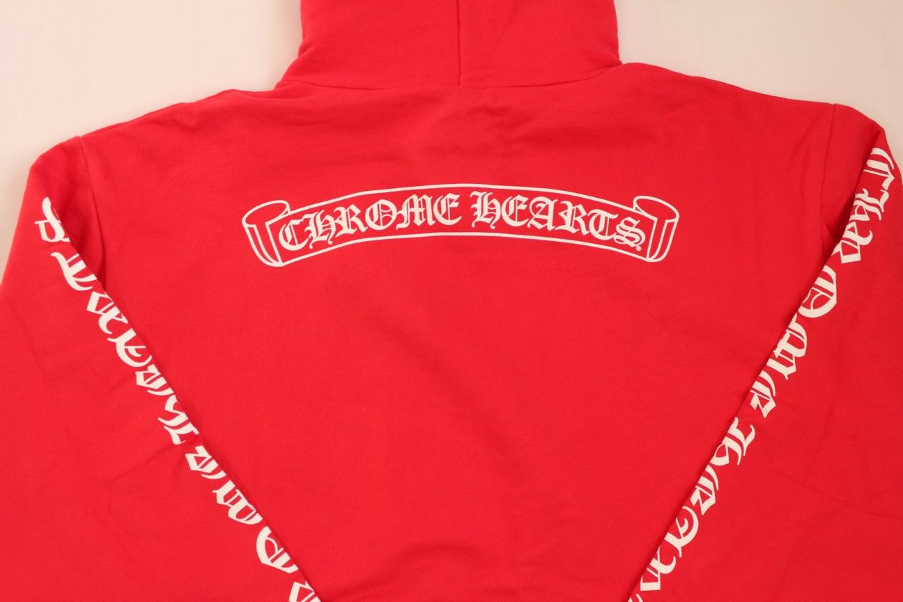 Chrome Hearts Chrome Hearts Red Scroll Hoodie Size US XL / EU 56 / 4 - 1 Thumbnail