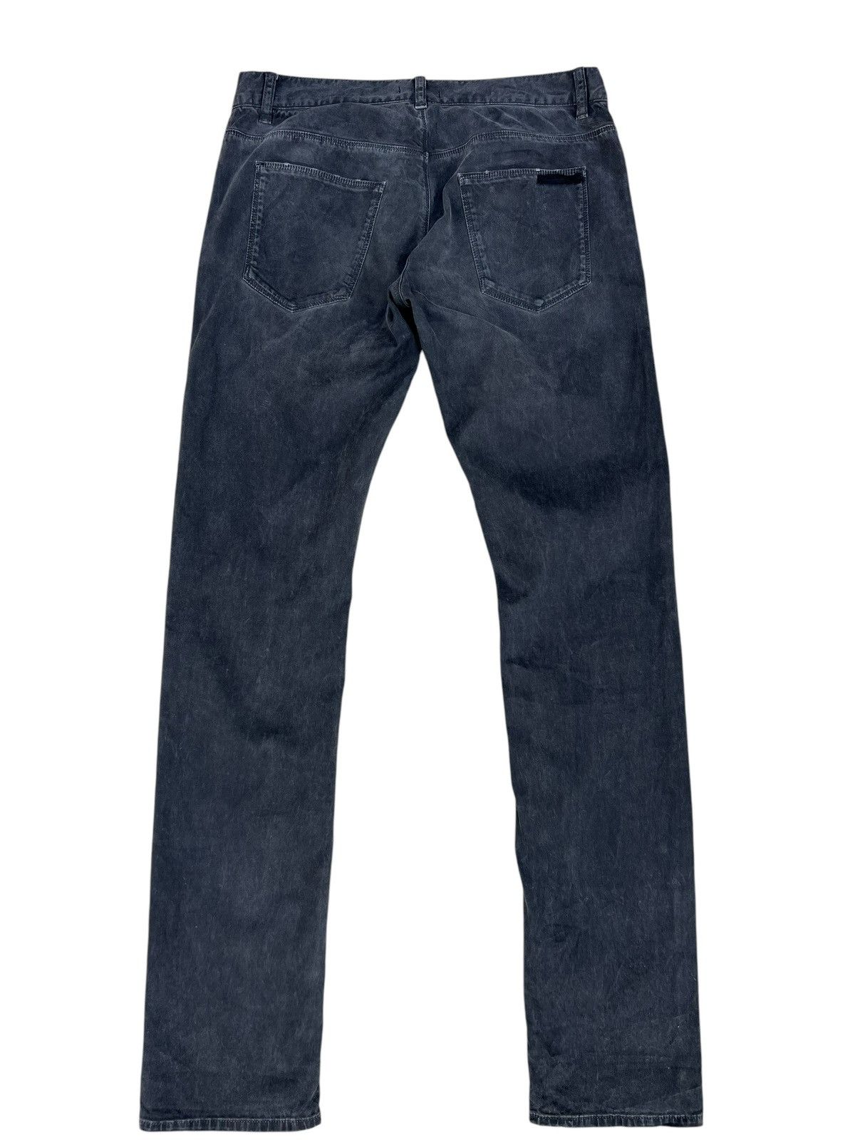 Distressed Prada Waxed Jeans