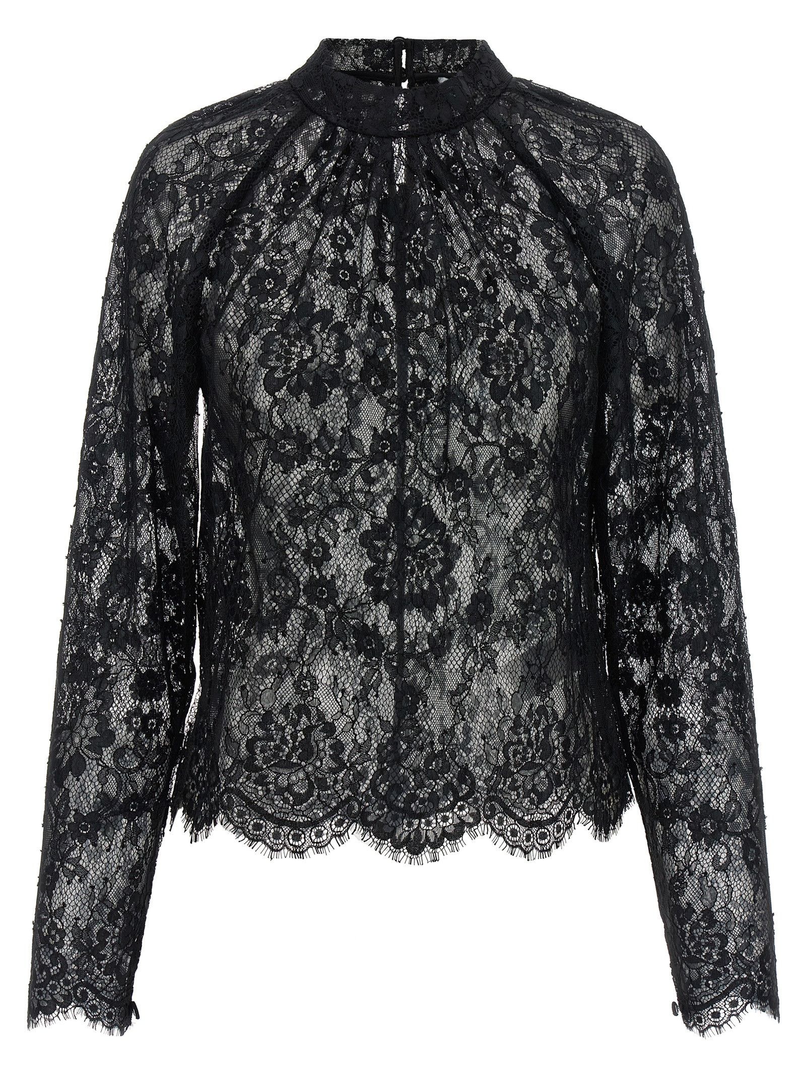 Self-Portrait 'Black Lace' blouse Size XS / US 0-2 / IT 36-38 - 1 Thumbnail