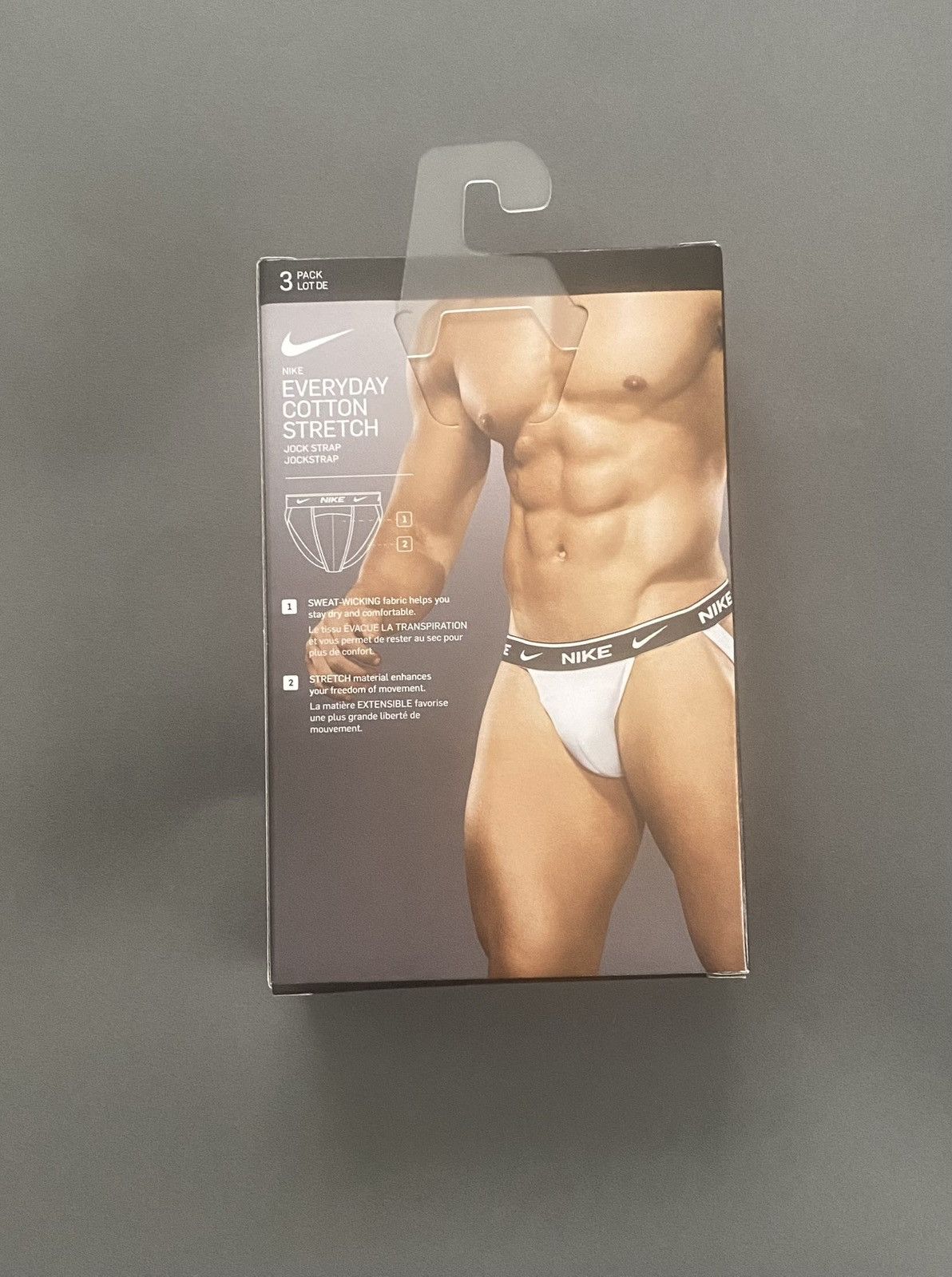 Nike Nike Everyday cotton jockstrap underwear Medium 32-34 waist Size 32 - 3 Thumbnail