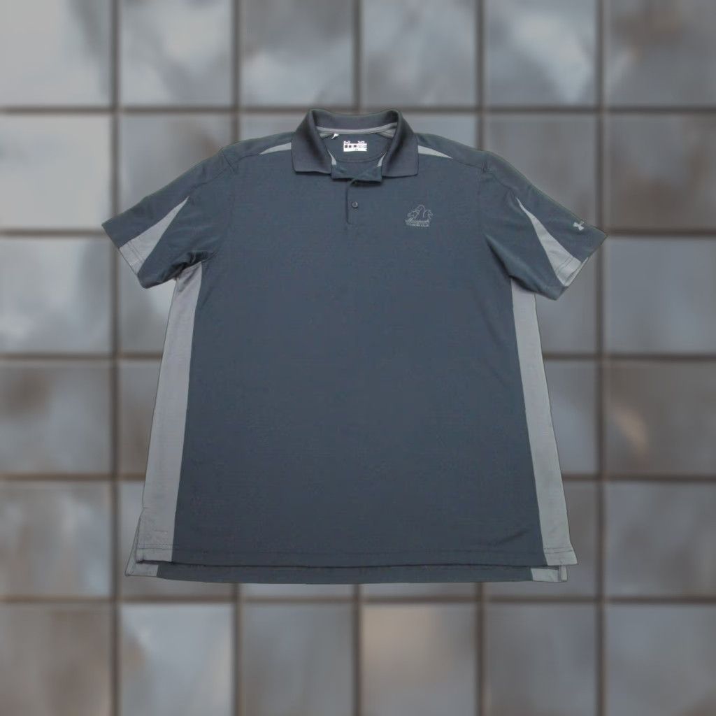 Under Armour Under Armour Polo Shirt Mens XL Gray Black Golf Moorpark Country Club FLAWS Size US XL / EU 56 / 4 - 1 Thumbnail
