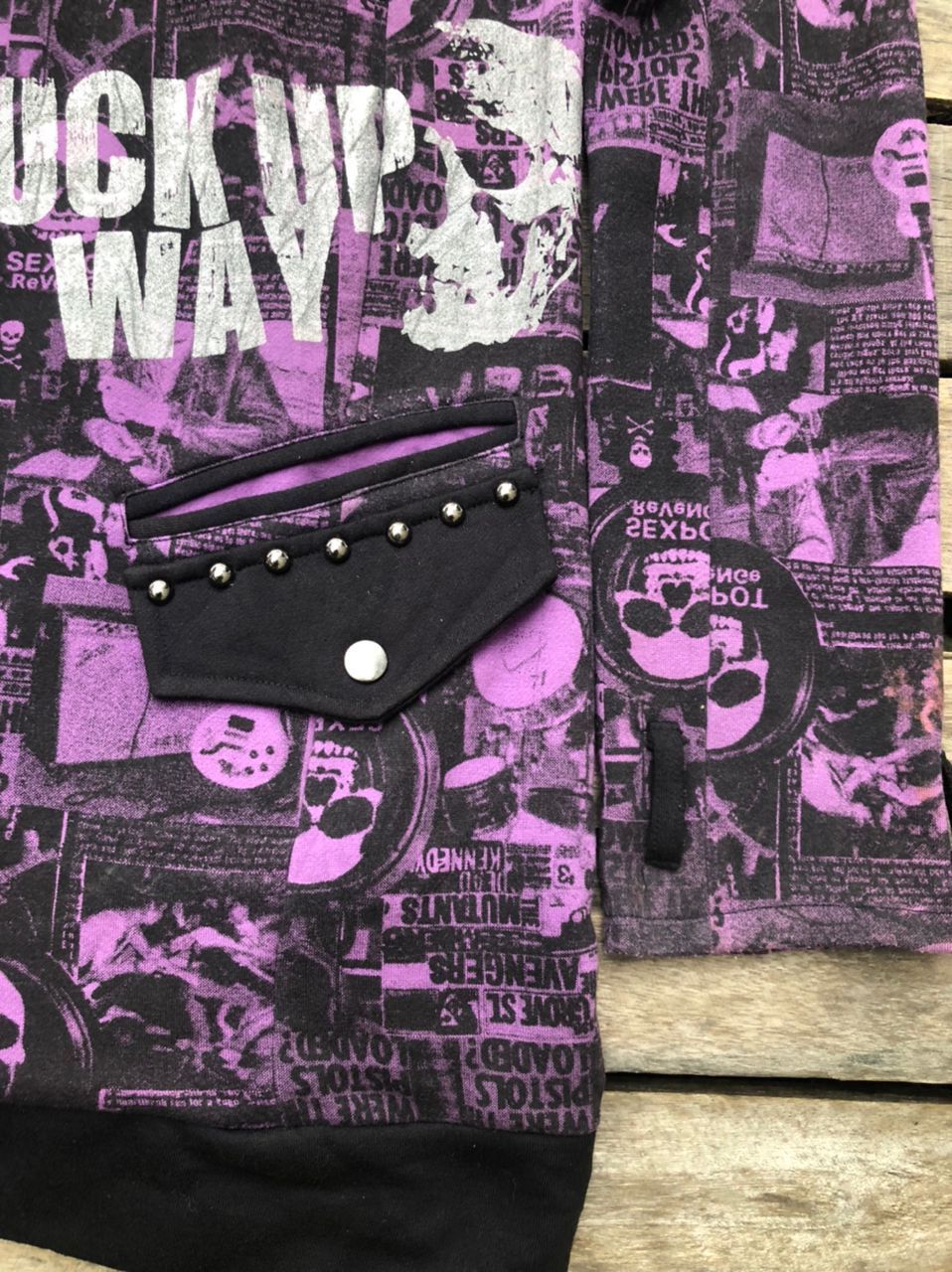 Japanese Brand × Seditionaries × Vintage Vintage Sex Pot Revenge Hoodie Seditionaries Punk Bondage Size US S / EU 44-46 / 1 - 7 Thumbnail