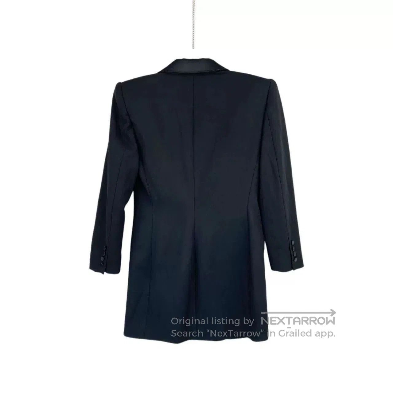 Saint Laurent Paris Saint Laurent Black Blazer Bow Dress. Size S / US 4 / IT 40 - 2 Thumbnail