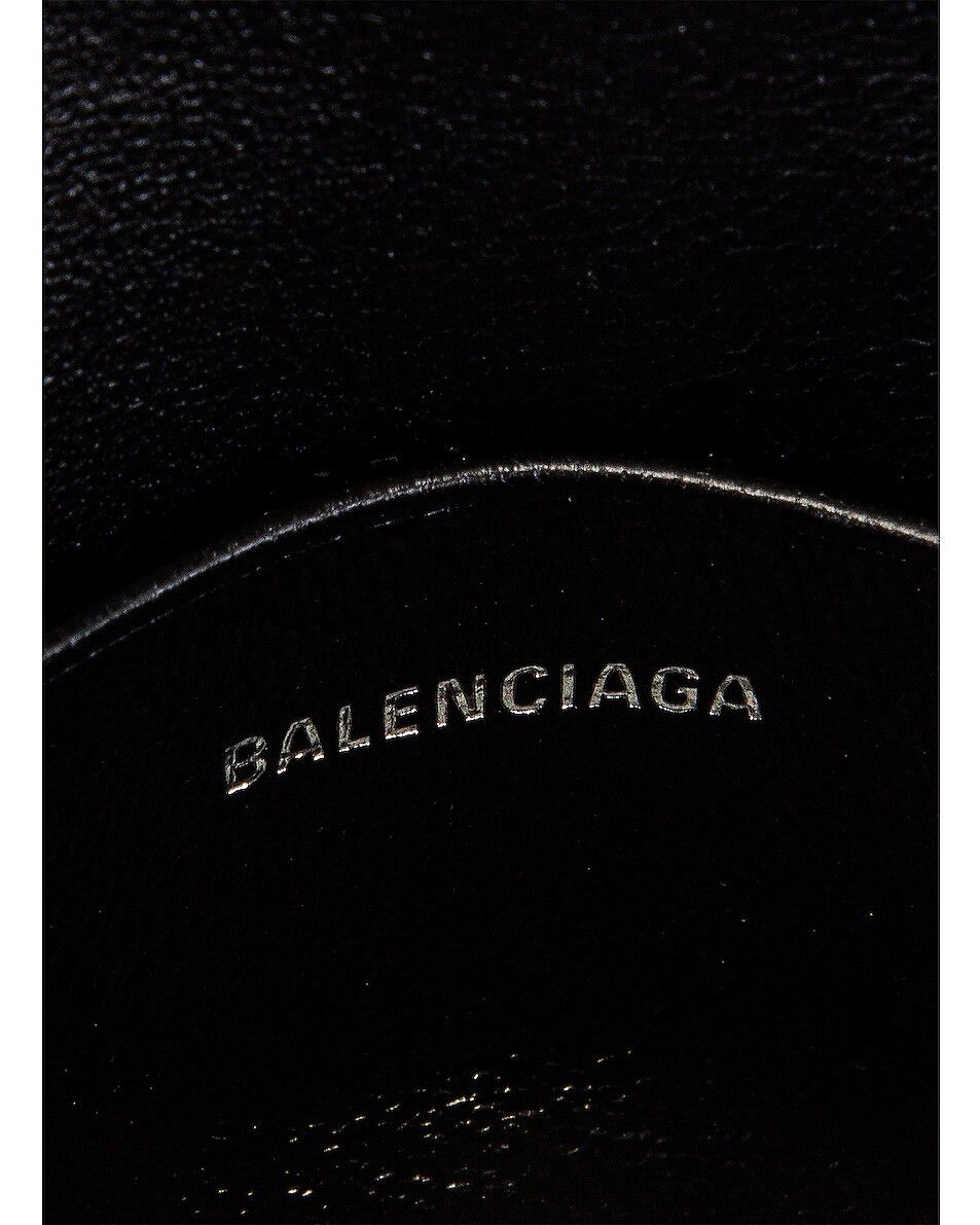 Balenciaga o1mt1gz1024 Size: OS / Hourglass Mini Bag W/Chain in Silver Size ONE SIZE - 8 Thumbnail