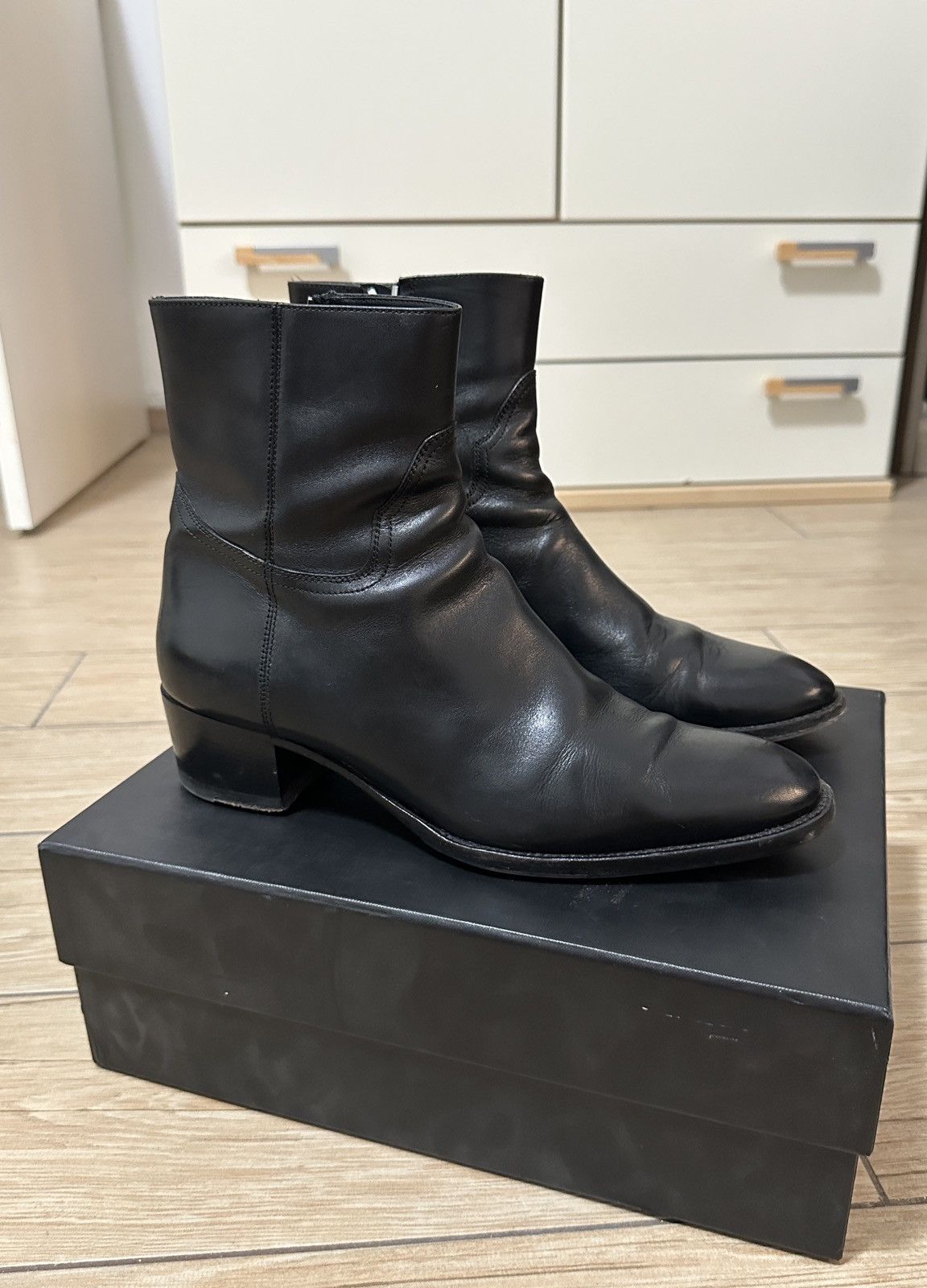 SS15 Wyatt Boots by Hedi Slimane