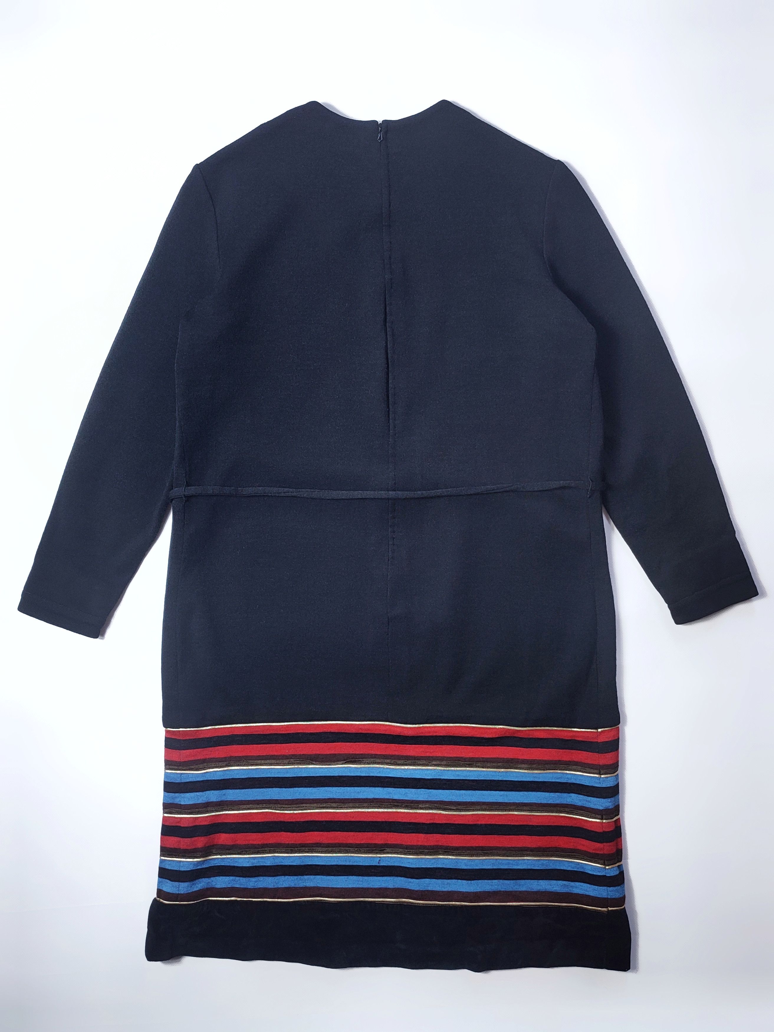 Lanvin Lanvin Vintage 80's Velour Wool Dress Size M / US 6-8 / IT 42-44 - 6 Thumbnail