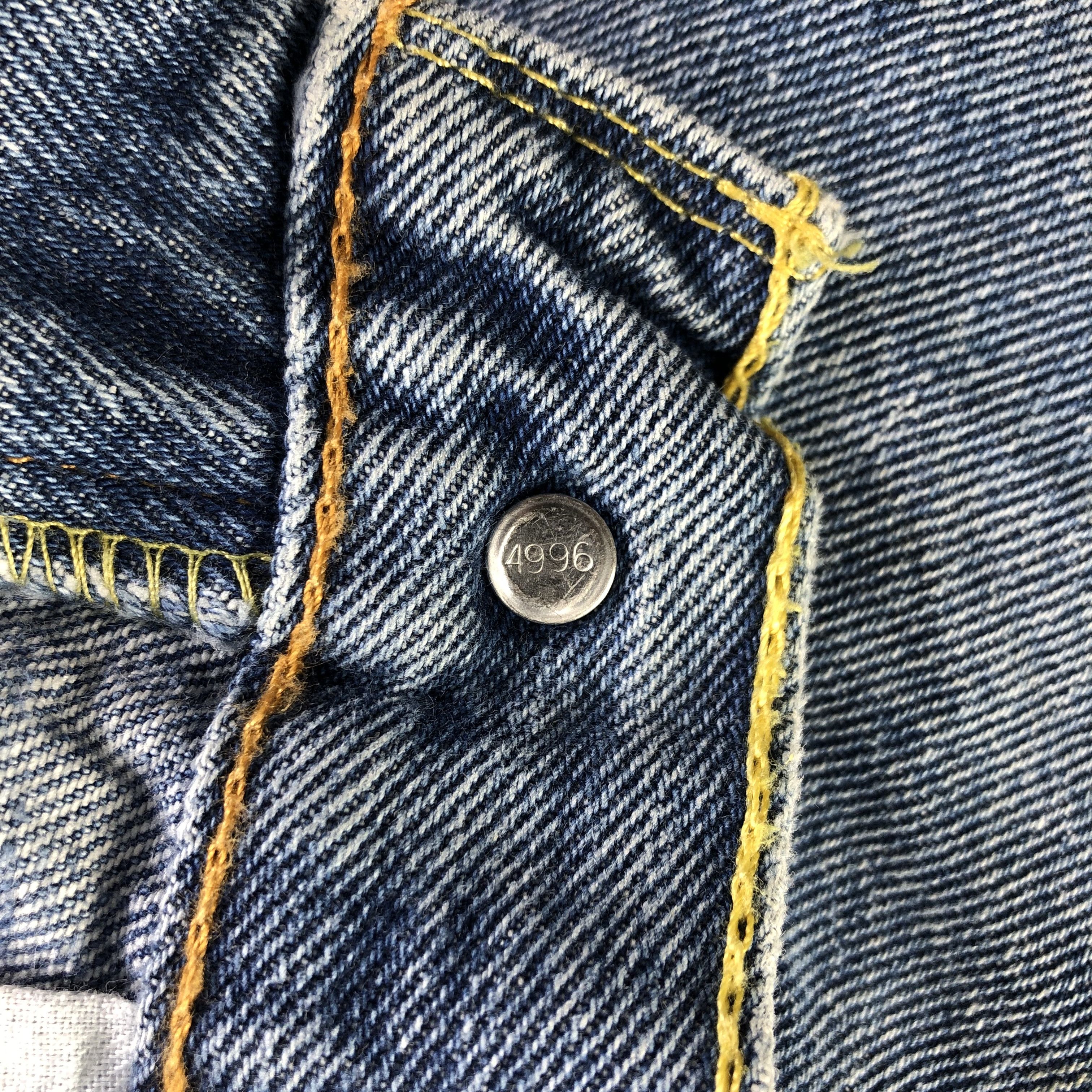 Levi's Vintage Blue Wash Levis 505 Jeans-J4421 Size US 35 - 9 Thumbnail