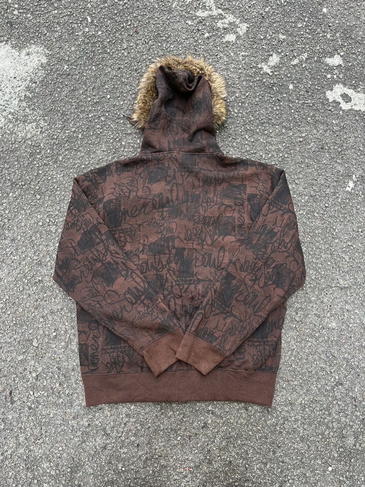 GOSTAR DE FUGA Poem Fur Hoodie B One Soul Jacket Lgb Cyber Grunge Punk Size US L / EU 52-54 / 3 - 10 Thumbnail