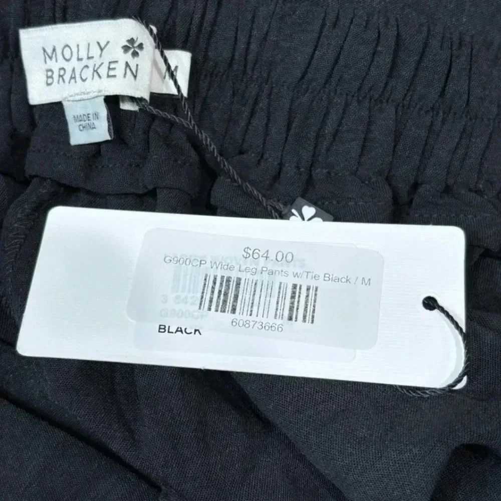 Other Molly Bracken Wide Leg Pants NWT Size 30" / US 8 / IT 44 - 4 Thumbnail