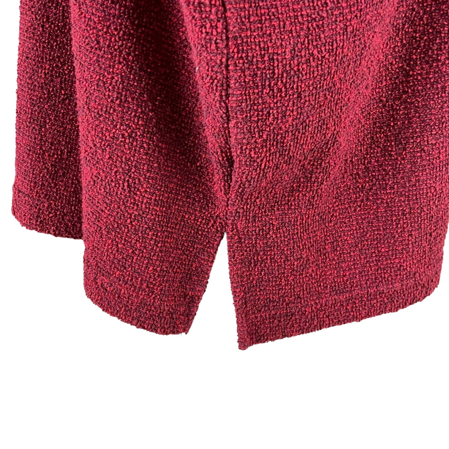 Vintage VINTAGE Grandma Sweatshirt Womens XL Embroidered 90s Cottage Birdhouse USA F3 Artisans Cardigan Knit Crew Neck Red Cotton Blend Long Sleeve Size XL / US 12-14 / IT 48-50 - 4 Thumbnail