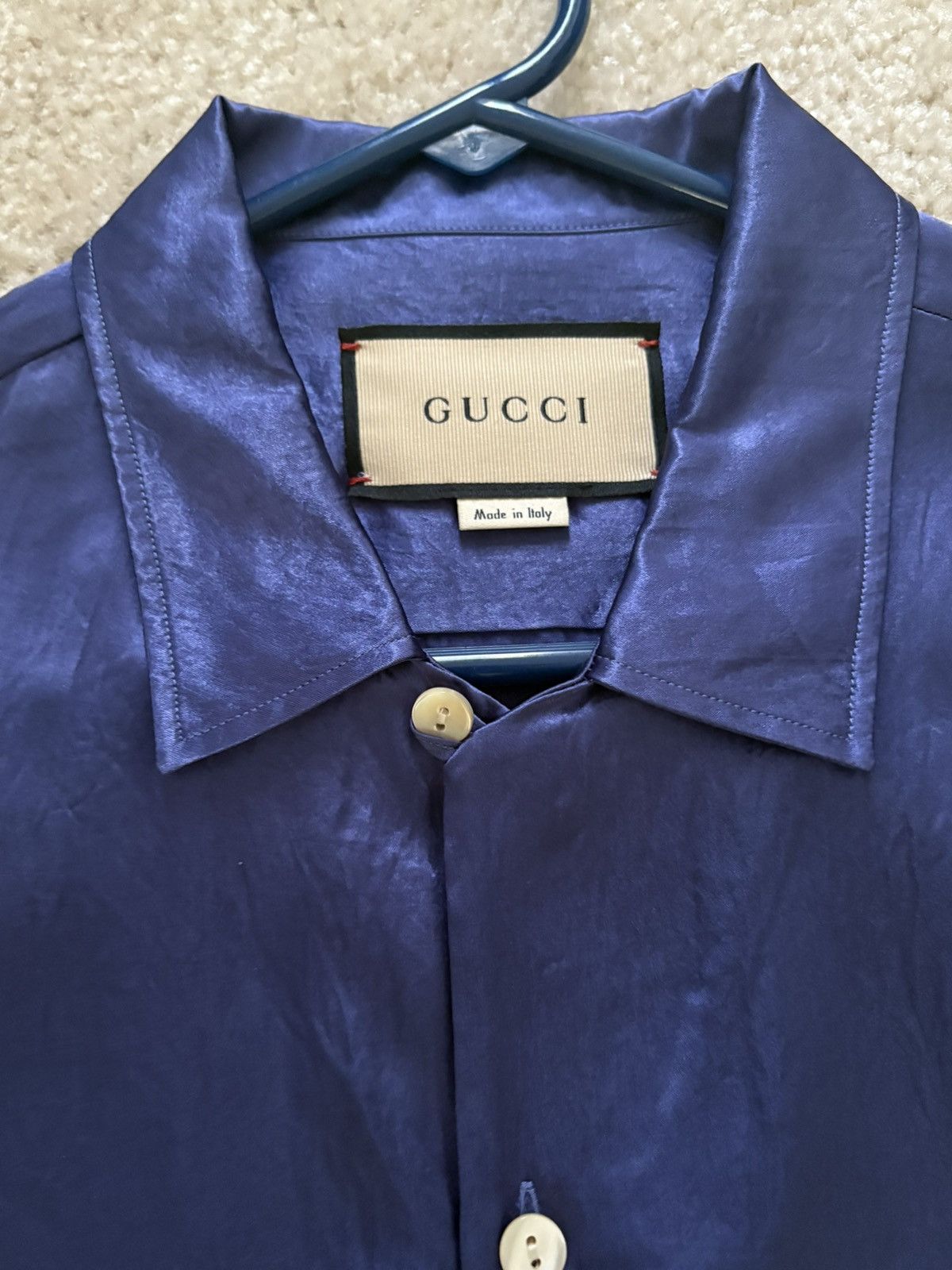 Gucci Gucci silk short sleeve Size US L / EU 52-54 / 3 - 3 Thumbnail