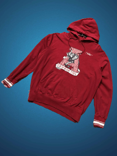 Nike Nike Big Y2K Logo Print Hoodie Size XL Size US XL / EU 56 / 4 - 1 Thumbnail