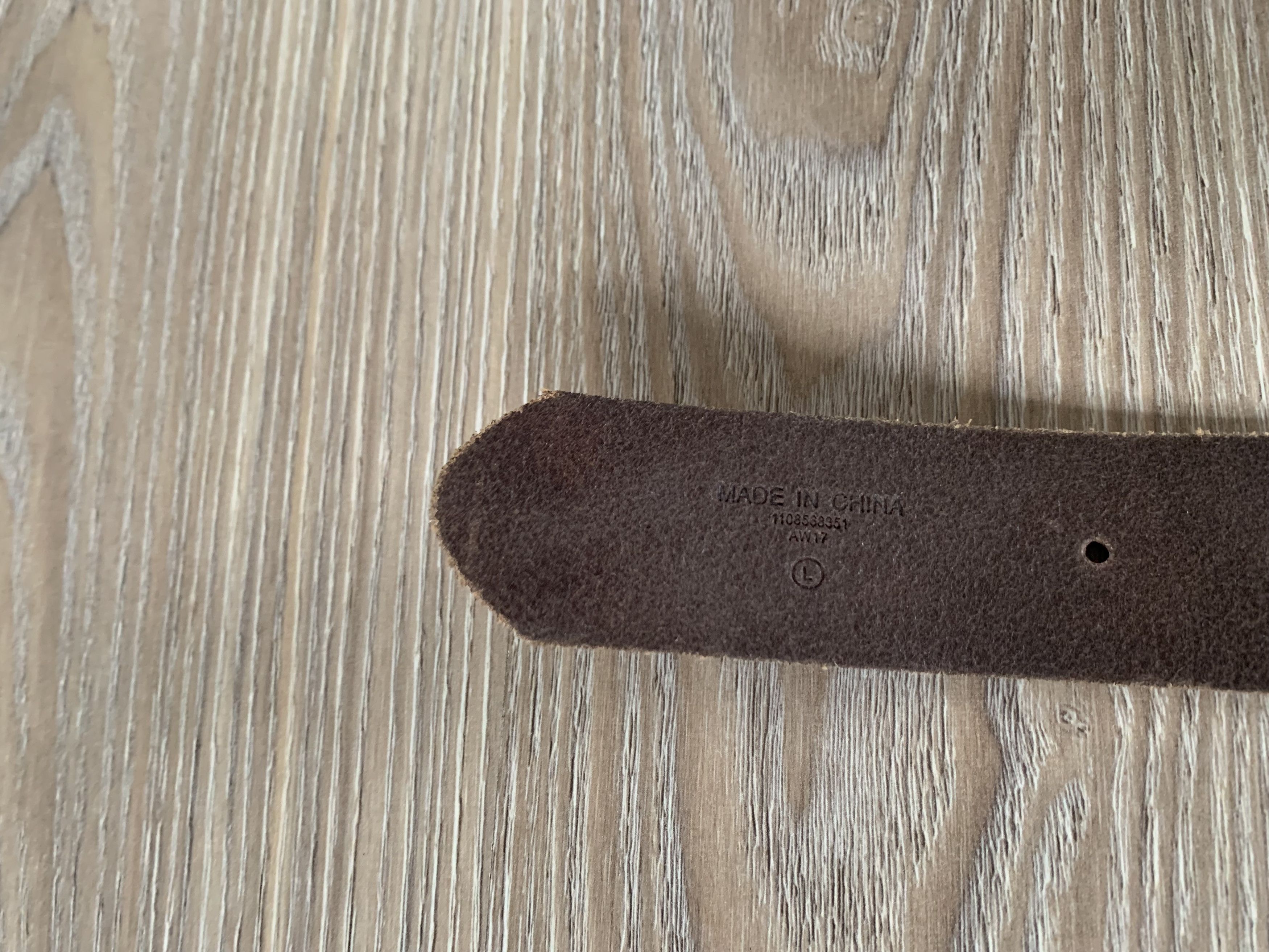 Handmade Brown Classic Genuine Leather Belt Size ONE SIZE - 8 Thumbnail