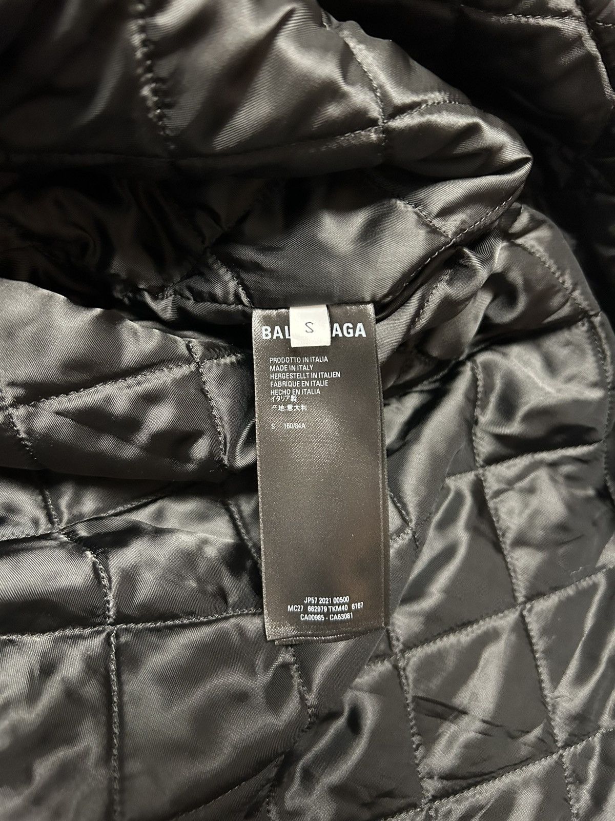 Balenciaga 2021 quilted padded flannel plaid red Size US S / EU 44-46 / 1 - 11 Thumbnail