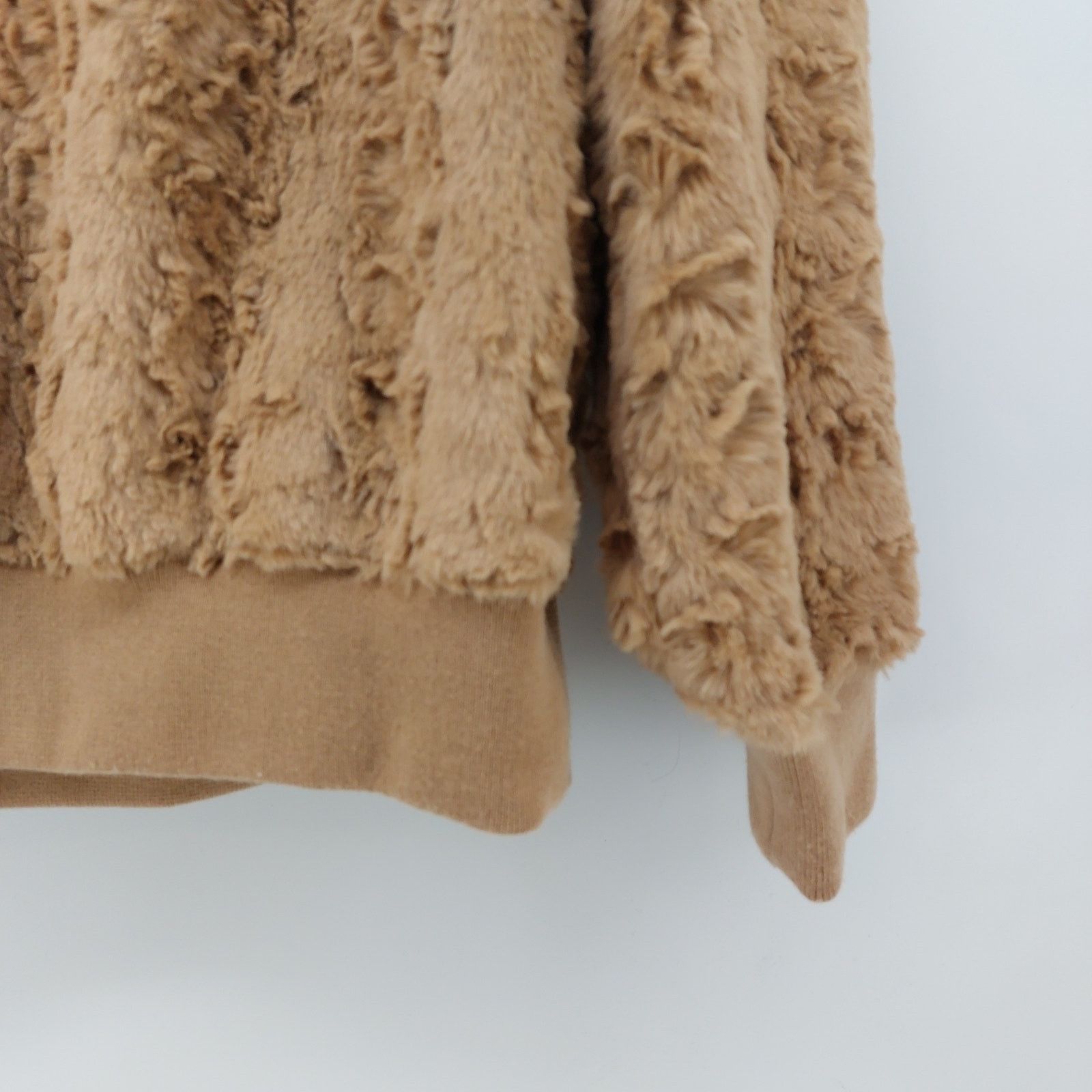 dylan Dylan Faux Fur Pullover Sweater Brown Women Sz M Size M / US 6-8 / IT 42-44 - 7 Thumbnail