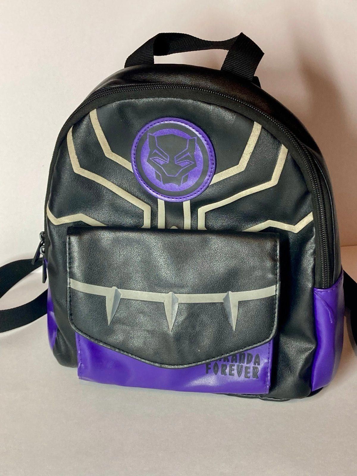 Marvel Comics Mini Marvel Black Panther Purple Backpack Size ONE SIZE - 1 Thumbnail