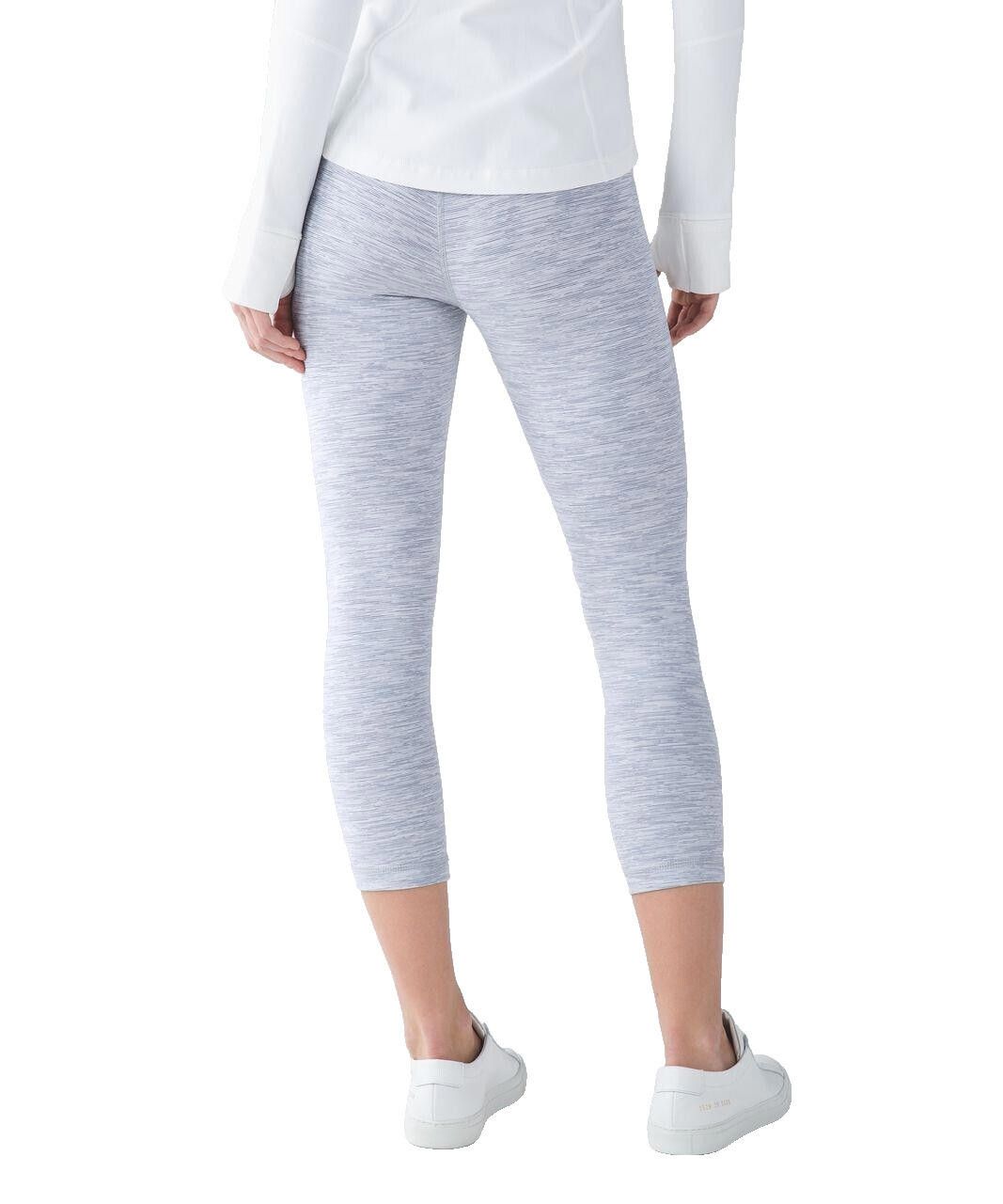 Lululemon Lululemon US4 Slate Gray Wunder Under Crop III Legging Pants Size 27" / US 4 / IT 40 - 2 Thumbnail