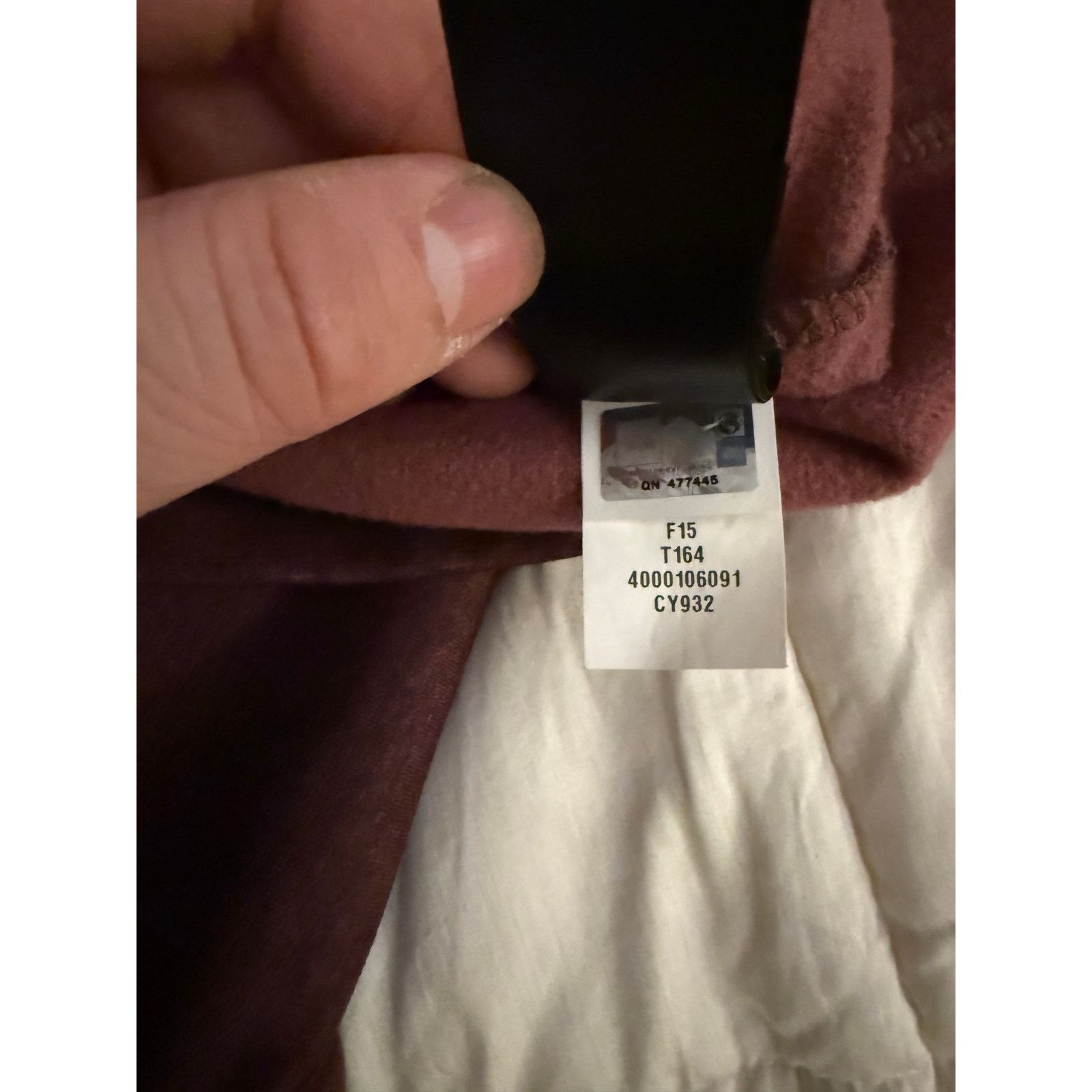 The North Face The Northface Men's 1/4 Zip Pullover - Wine Size Small Size S / US 4 / IT 40 - 5 Thumbnail
