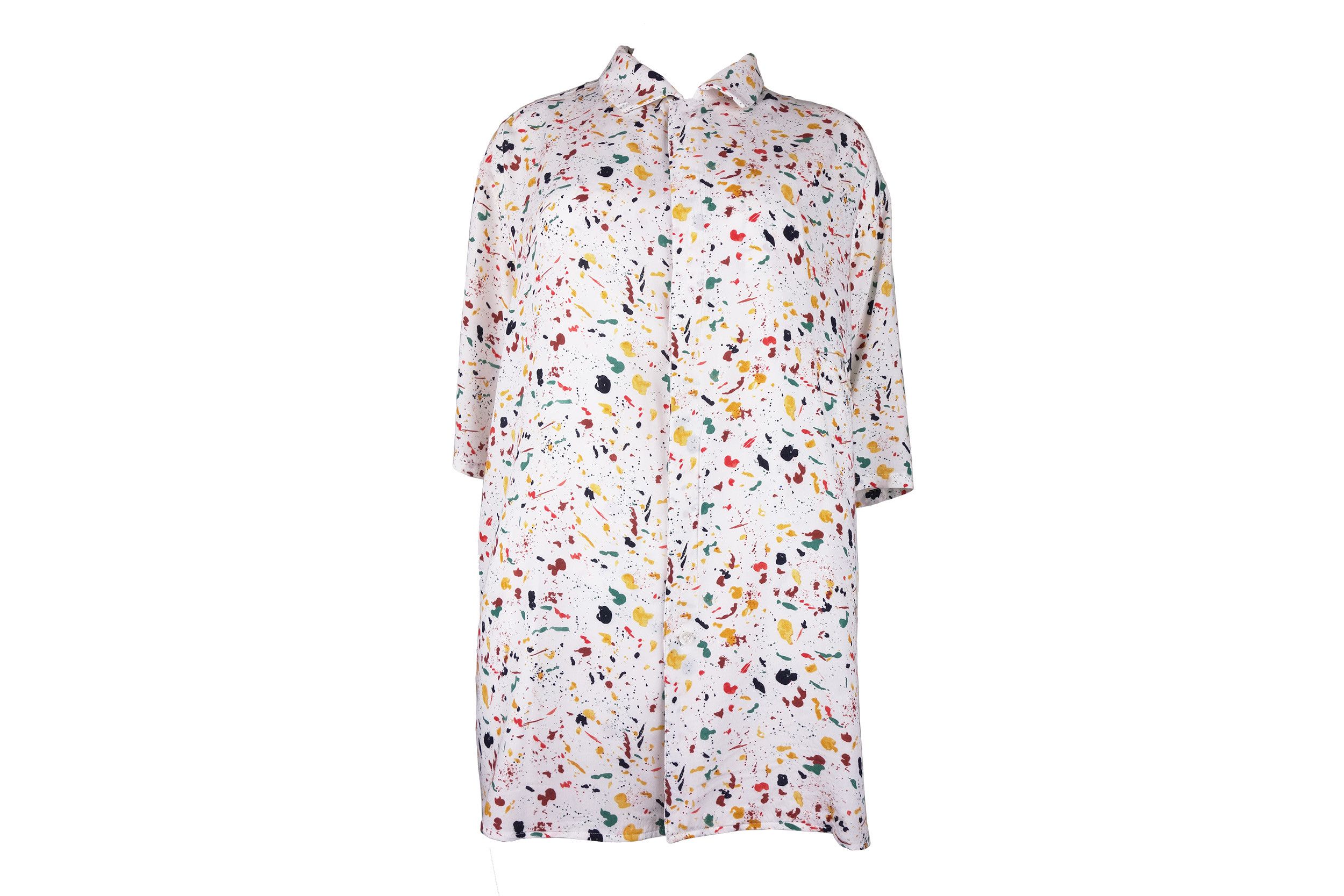Christophe Lemaire CHRISTOPHE LEMAIRE S/S 2013 Viscose Print Shirt Size 4 L Size US L / EU 52-54 / 3 - 1 Thumbnail