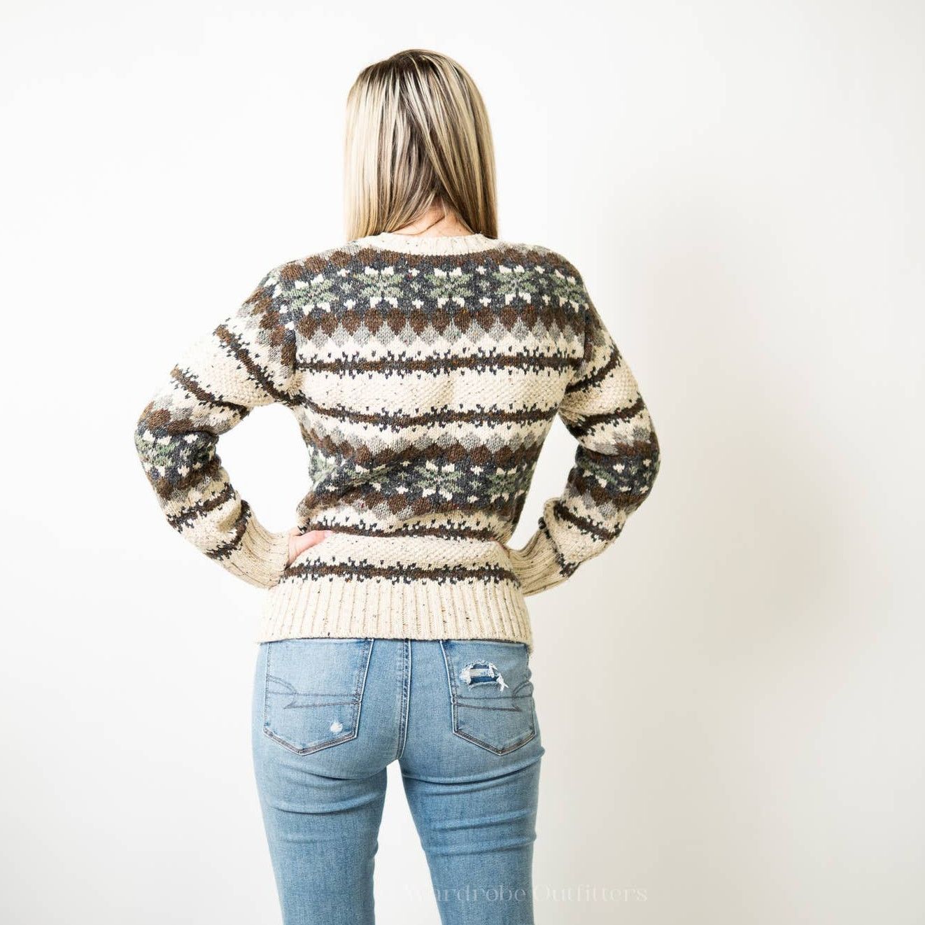 Vintage Vintage 90’s Chunky Knit Reference Point Sweater - S Size S / US 4 / IT 40 - 2 Thumbnail
