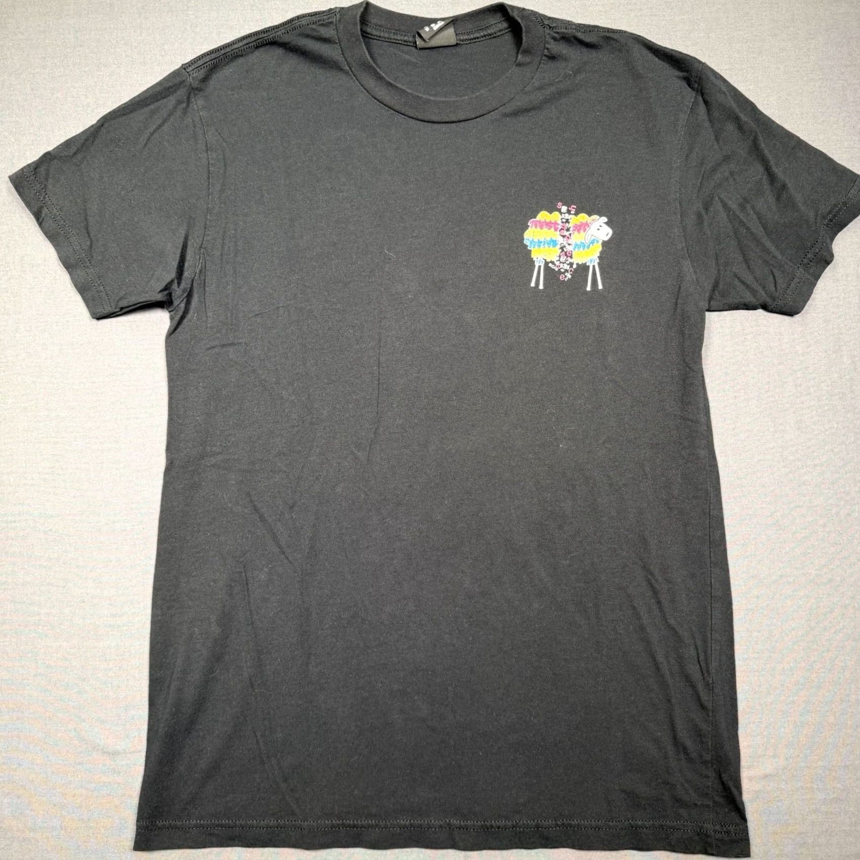 Logo 7 SheepeyRace Shirt Mens S Black Men Graphic Tee Crew Neck Sheep Logo Size US S / EU 44-46 / 1 - 3 Thumbnail