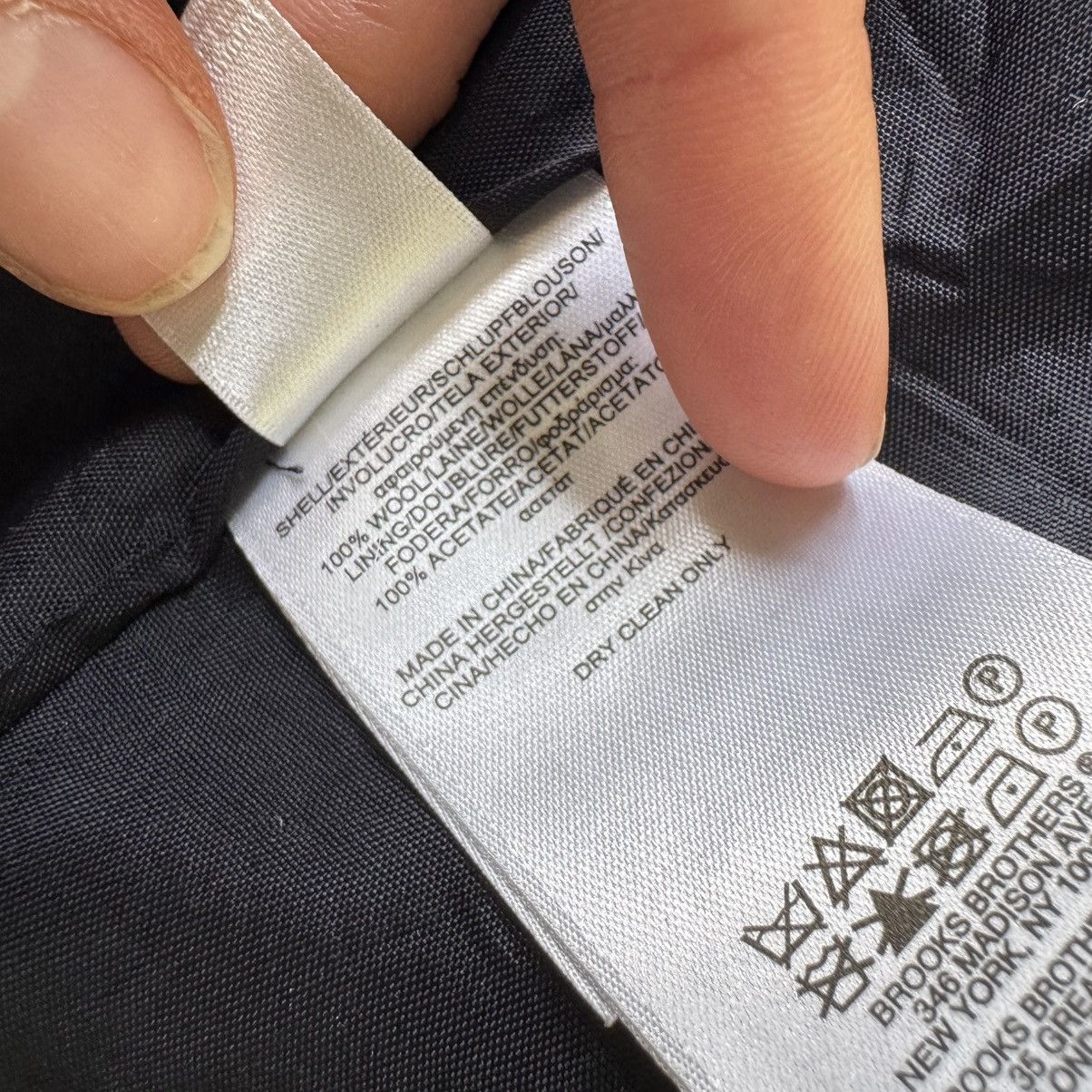 Brooks Brothers × Designer Brooks Brothers Wool Two-Button Blazer Size XS / US 0-2 / IT 36-38 - 10 Thumbnail
