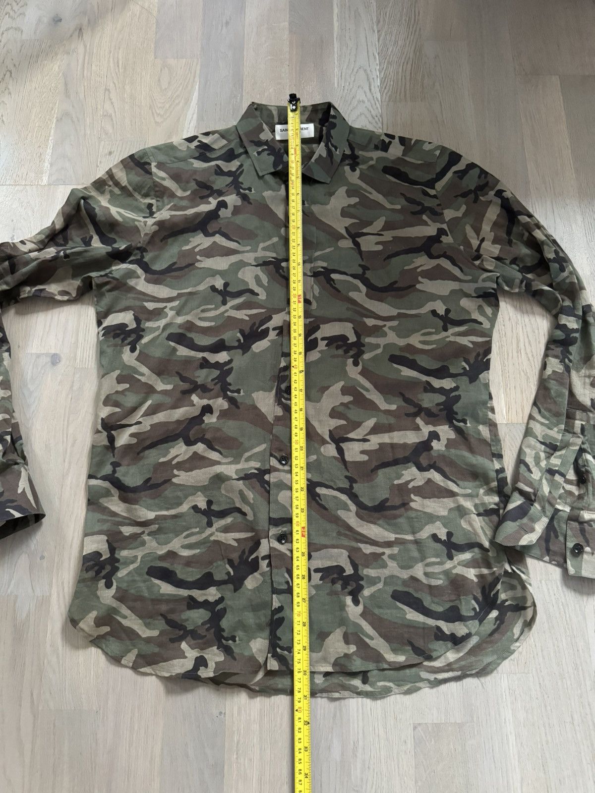Saint Laurent Paris SAINT LAURENT shirt SEE PHOTOS FOR REAL TAPE MEASUREMENTS Size US S / EU 44-46 / 1 - 7 Thumbnail