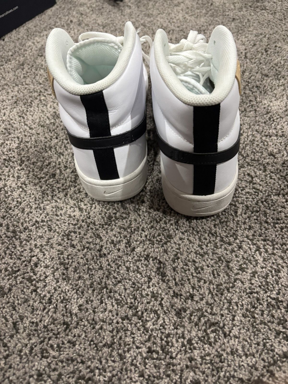 Nike White Nike Court Royale 2 Mid -Top Sneaker Size US 12 / EU 45 - 5 Thumbnail