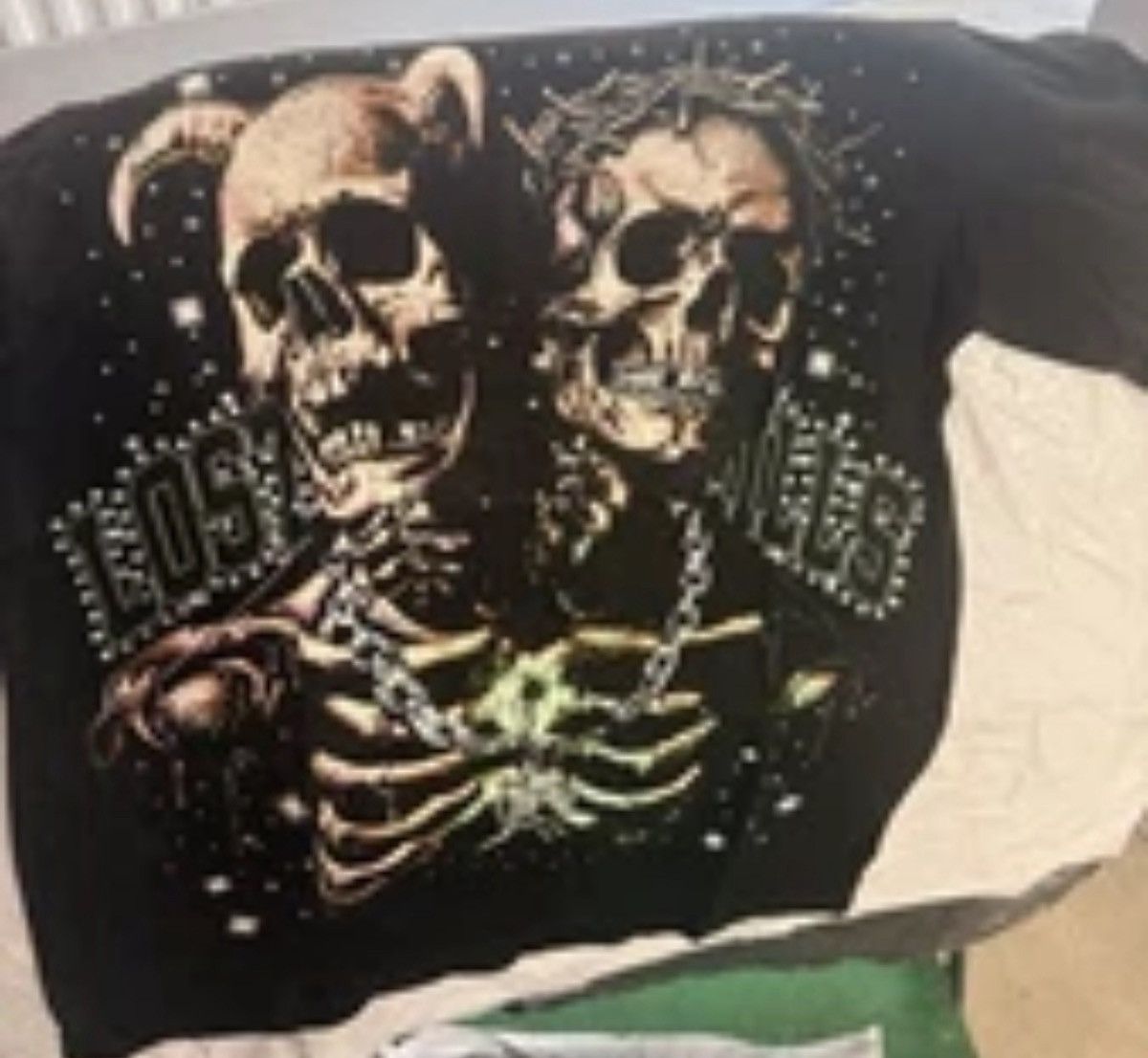 Lost hills Lost Hills DoubleSkull T Shirt Size US S / EU 44-46 / 1 - 1 Thumbnail