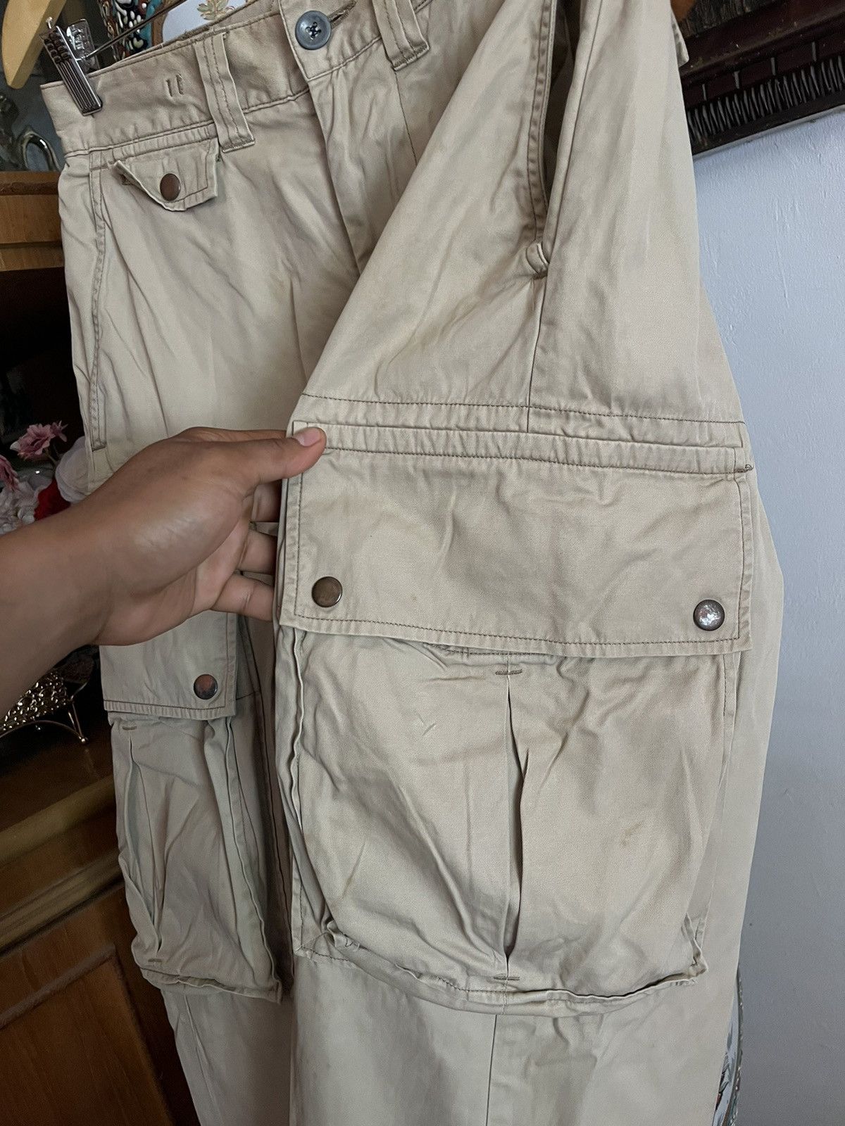 Polo Ralph Lauren Vintage Polo RL Cargo High Waist Cargo Pant Size US 30 / EU 46 - 5 Thumbnail