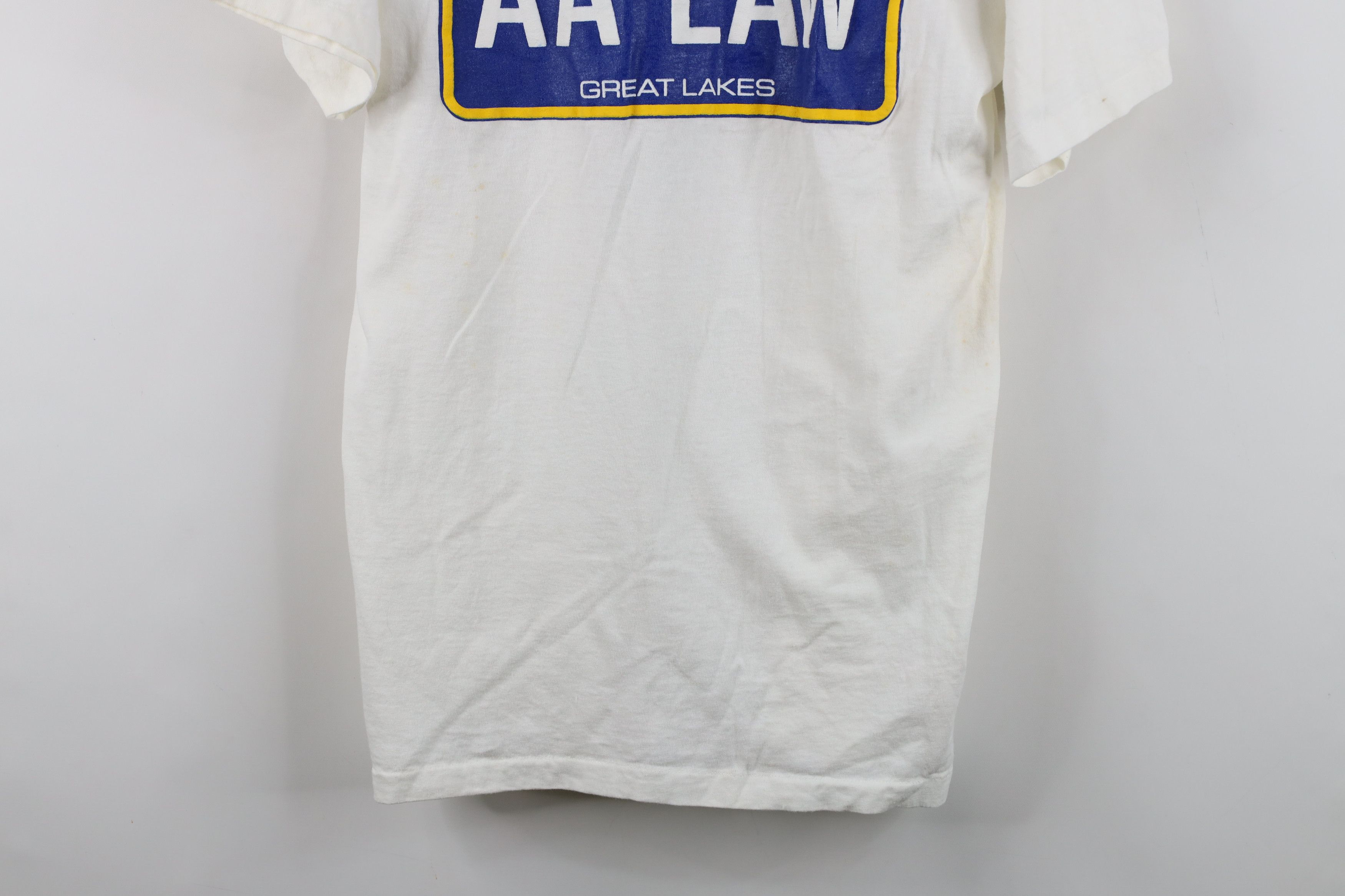 Vintage Vintage 70s University of Michigan Ann Arbor Lawyer T-Shirt Size US L / EU 52-54 / 3 - 3 Thumbnail