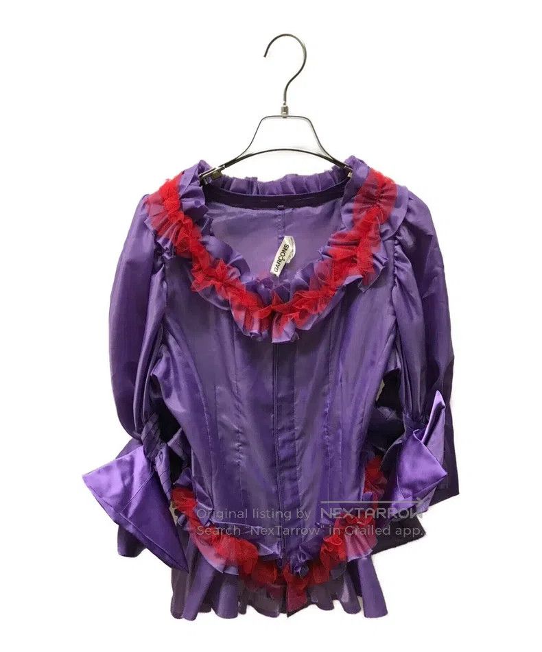 Comme des Garcons Comme Des Garcons Sleeve lace ruffled tulle conversion jac Size XS / US 0-2 / IT 36-38 - 1 Thumbnail