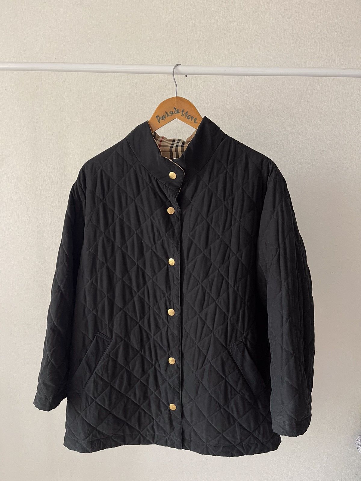 Burberry Vintage Burberry Nova Check Reversible Button Jacket Size US XL / EU 56 / 4 - 16 Thumbnail