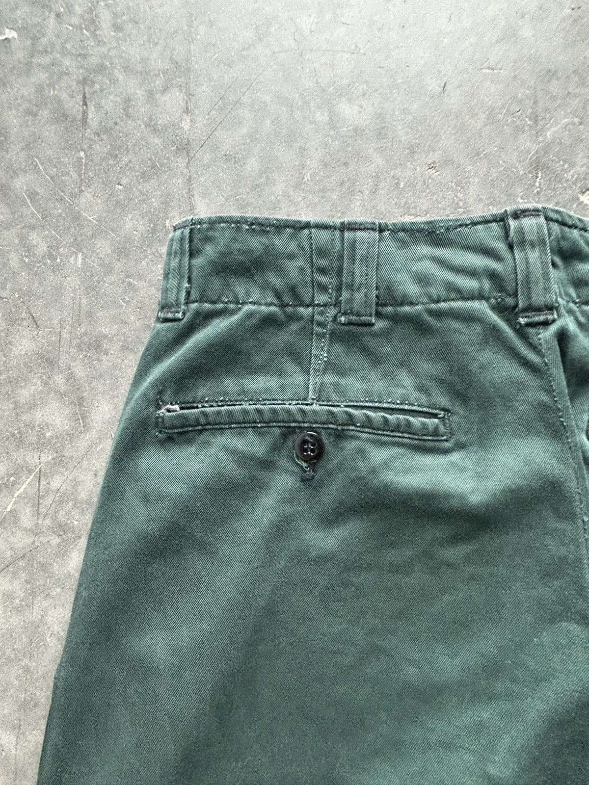 Vintage Vintage 60s Boy Scouts Wide Leg Pants Forest Green Size US 27 - 6 Thumbnail