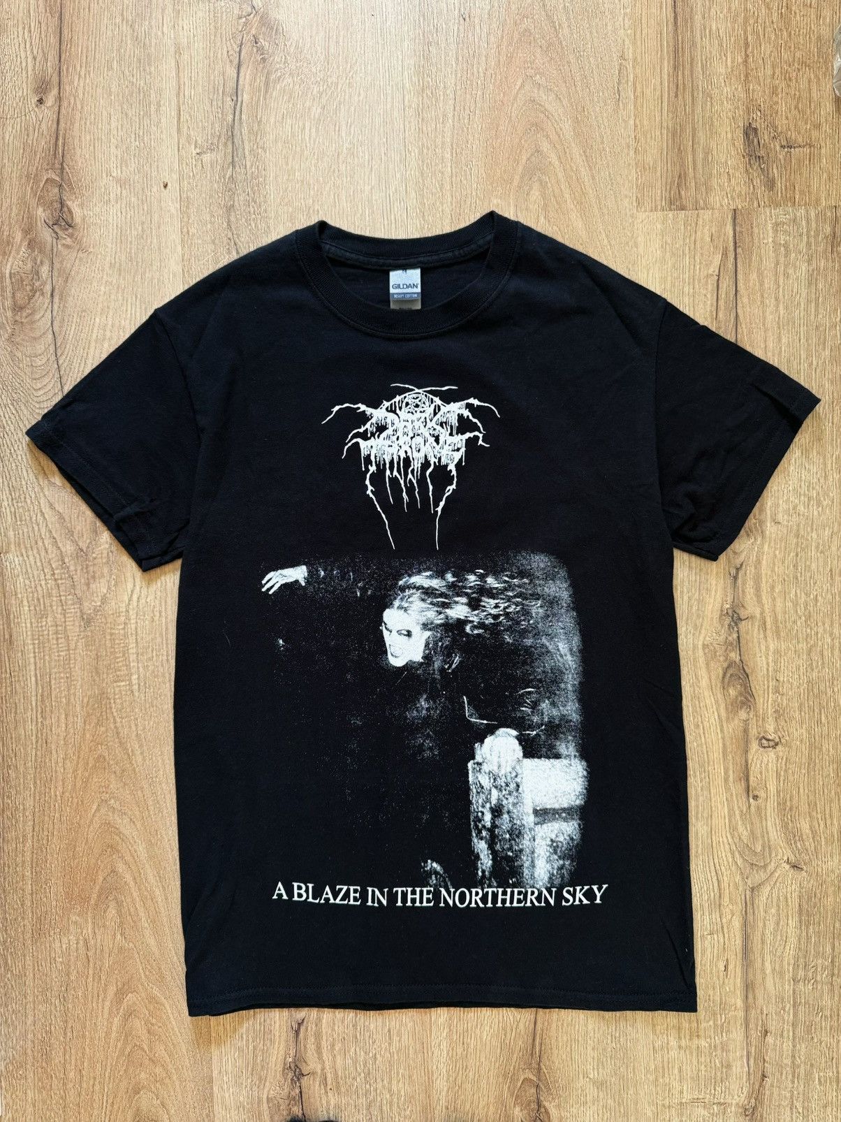 Vintage 2000s Darkthrone A Blaze in The Northern Sky T-shirt