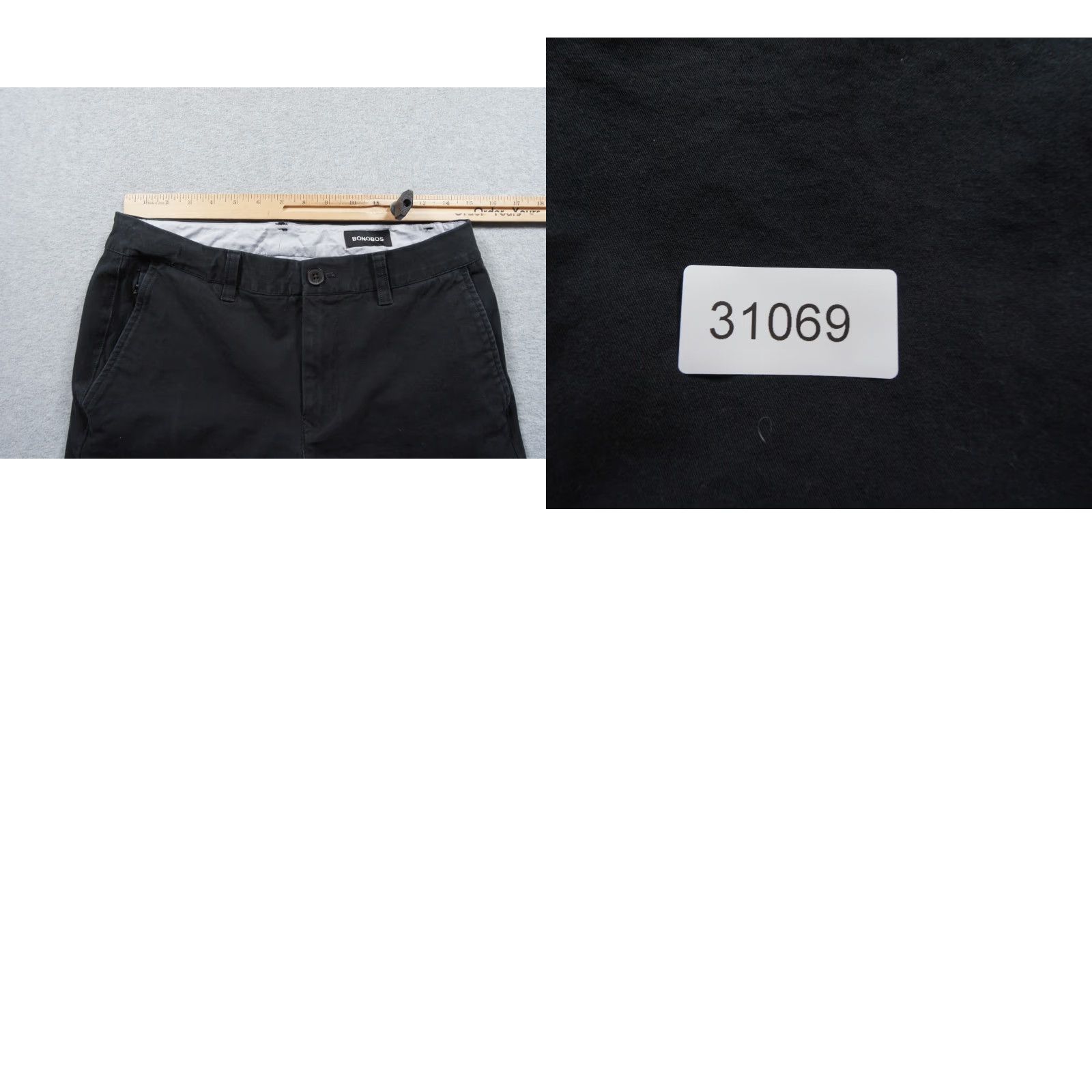 Bonobos Bonobos Pants Mens 30x29 Black Chino Slim Fit Stretch Business Work Preppy Shirt Size US 30 / EU 46 - 9 Thumbnail