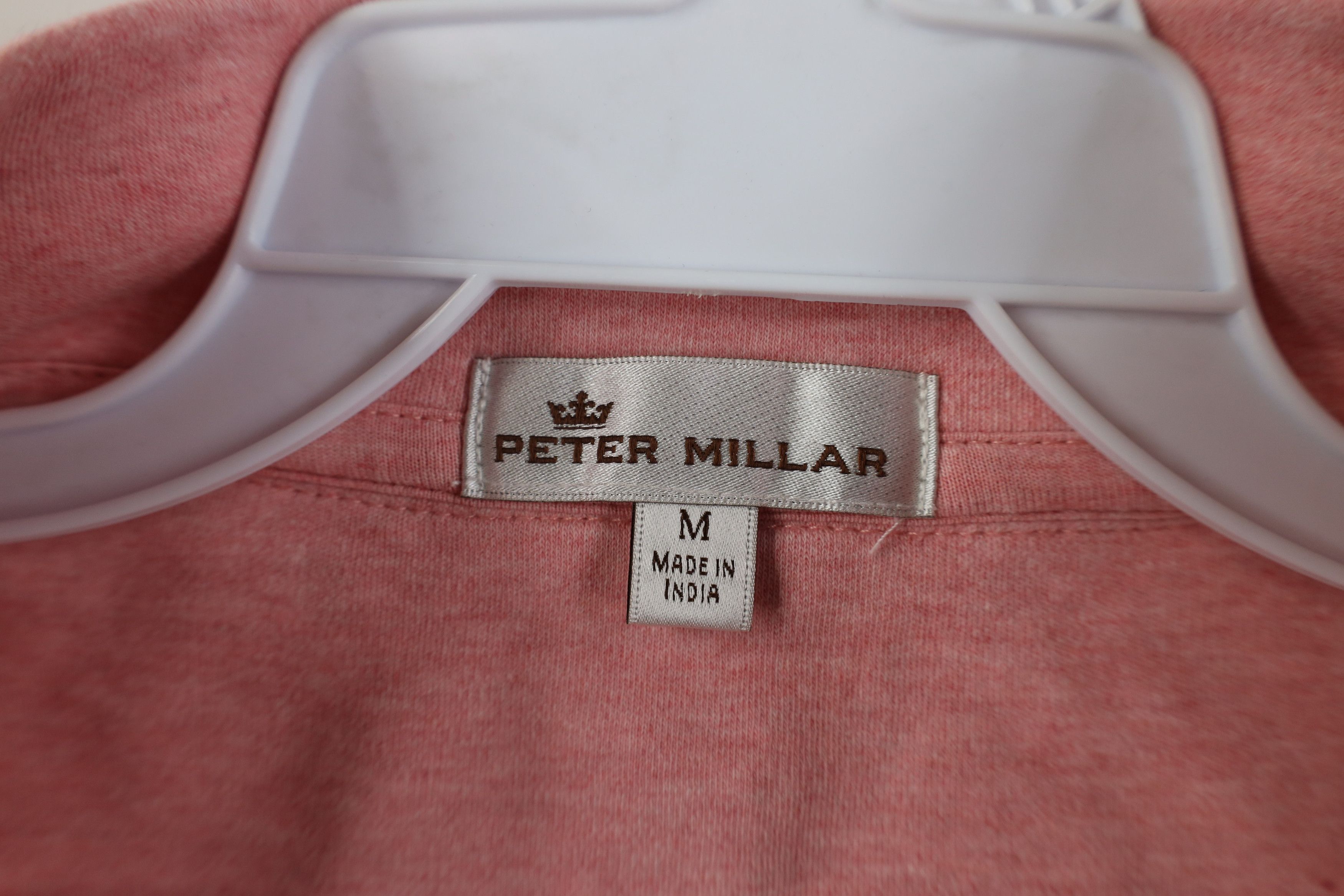 Peter Millar Peter Millar Interlock Soft Quarter Half Zip Sweater Pink Size US M / EU 48-50 / 2 - 6 Thumbnail