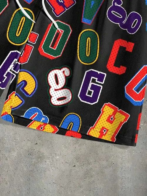 Jean Miyazaki x Endo Colorfull Y2K Drip shorts Size US 32 / EU 48 - 5 Thumbnail