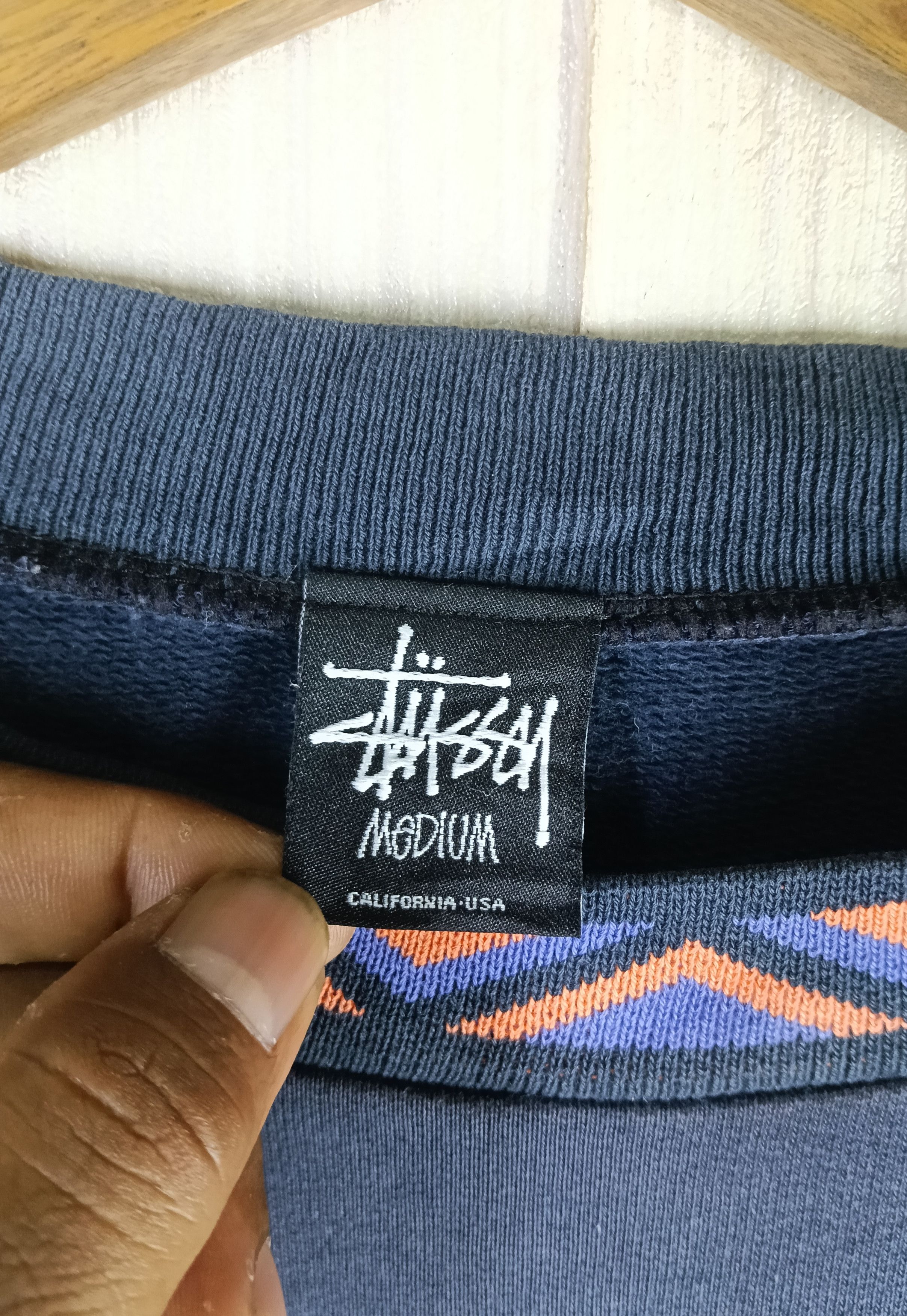 Stussy Rare Vintage 90s Stussy Tom Tom Sweatshirt Size US M / EU 48-50 / 2 - 8 Thumbnail