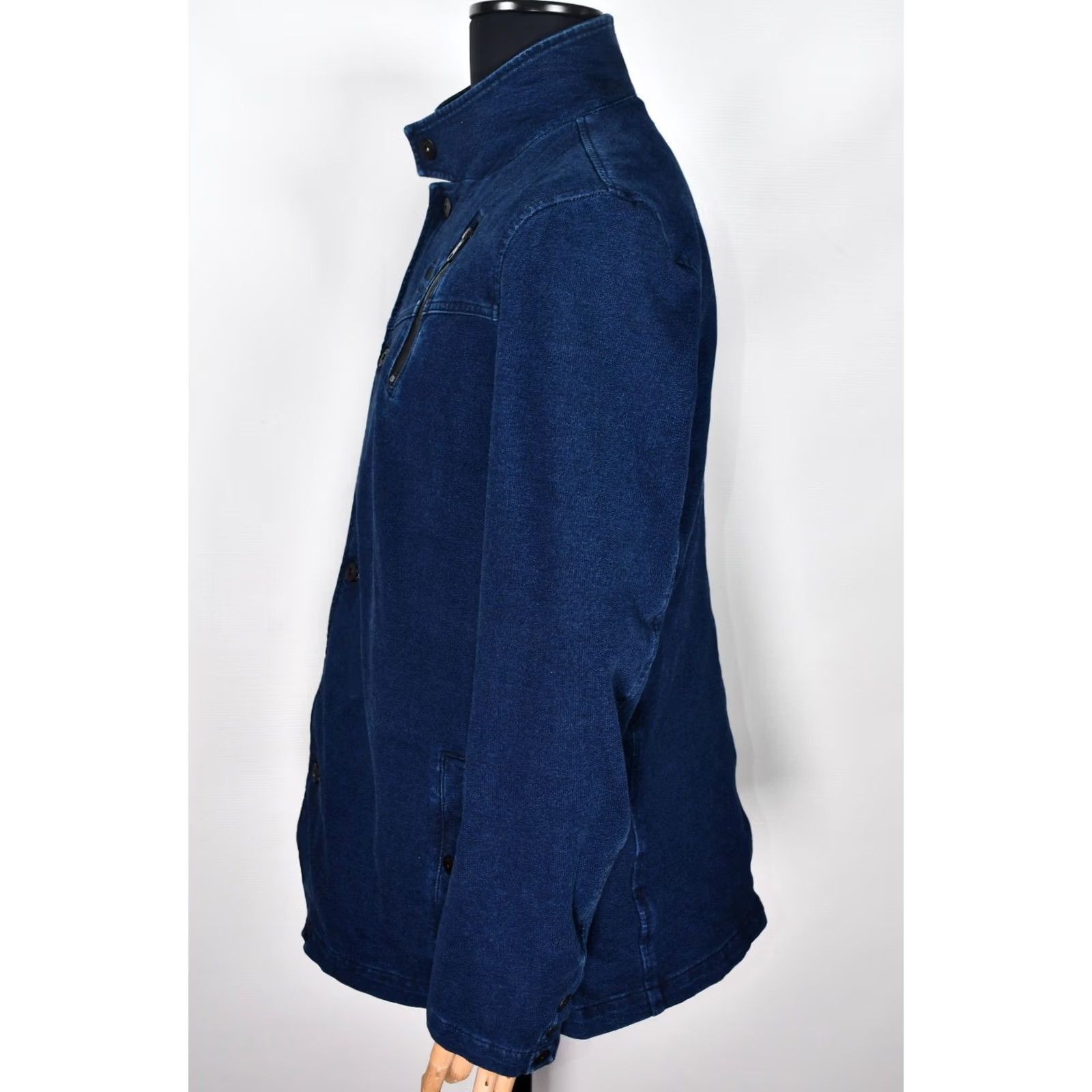 G-Star G-STAR Denim Jacket Mens XL OverShirt Vest Jacket Denim Blue 96% Cotton 4% Elastane Long Sleeve Zip Casual Vintage No 85301D 5850 89 Size US XL / EU 56 / 4 - 7 Thumbnail