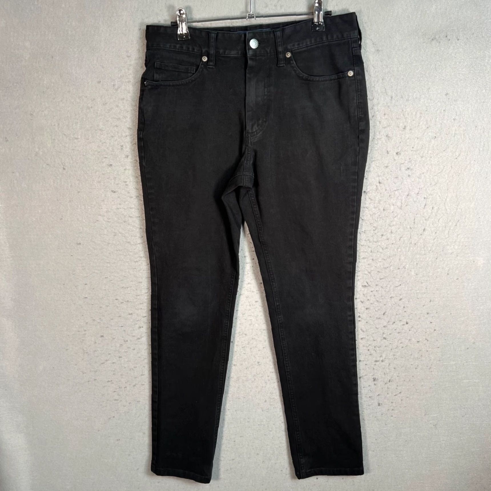Everlane Everlane Jeans Mens 30 x 30 Slim Denim Black Cotton Blend 5-Pocket Modern Tapered Stretch Slimming Size US 30 / EU 46 - 2 Thumbnail