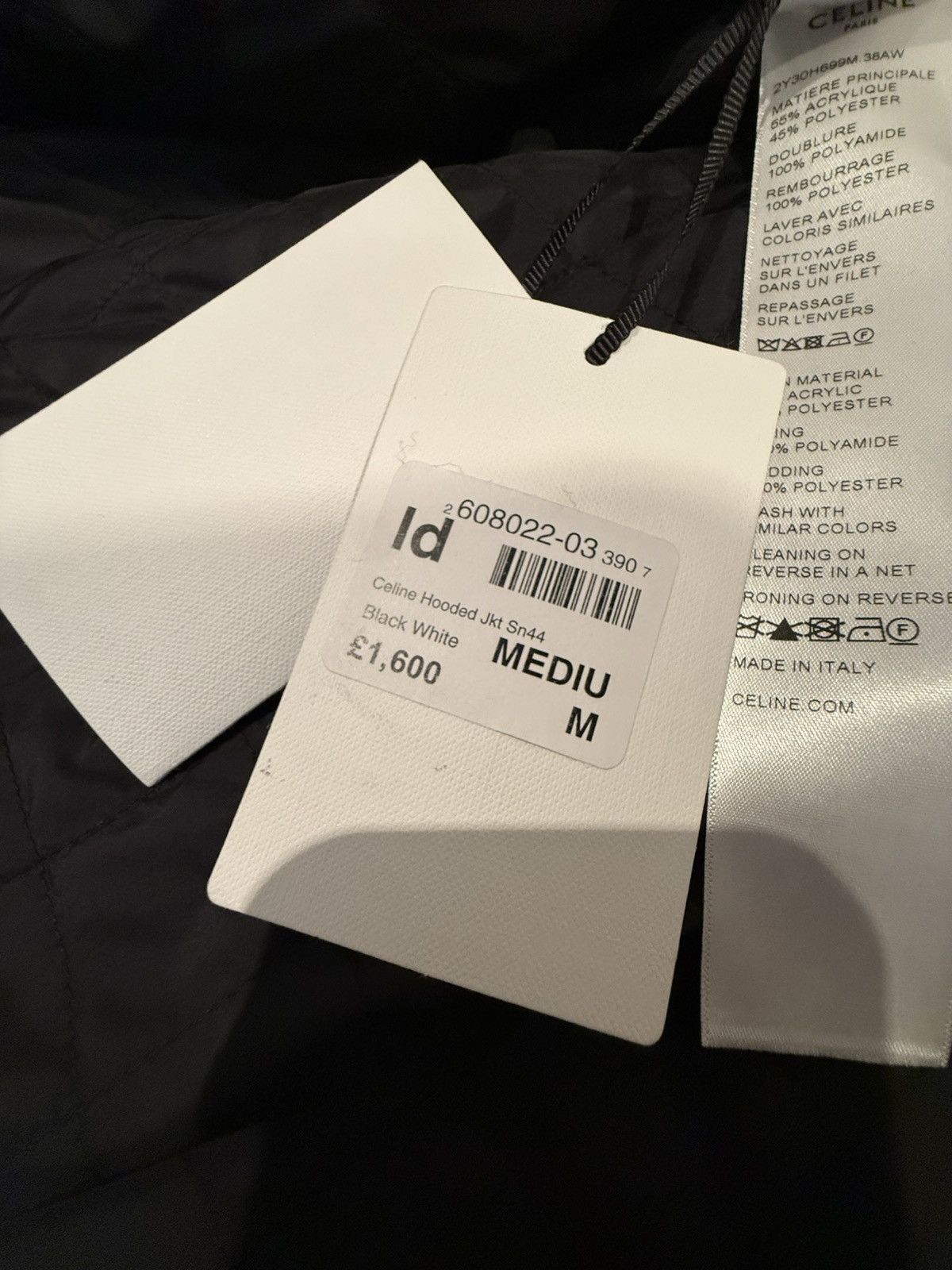 Celine $2.35k 🤑 FW24 Celine logo black fleece jacket Hedi grail M Size US M / EU 48-50 / 2 - 25 Thumbnail